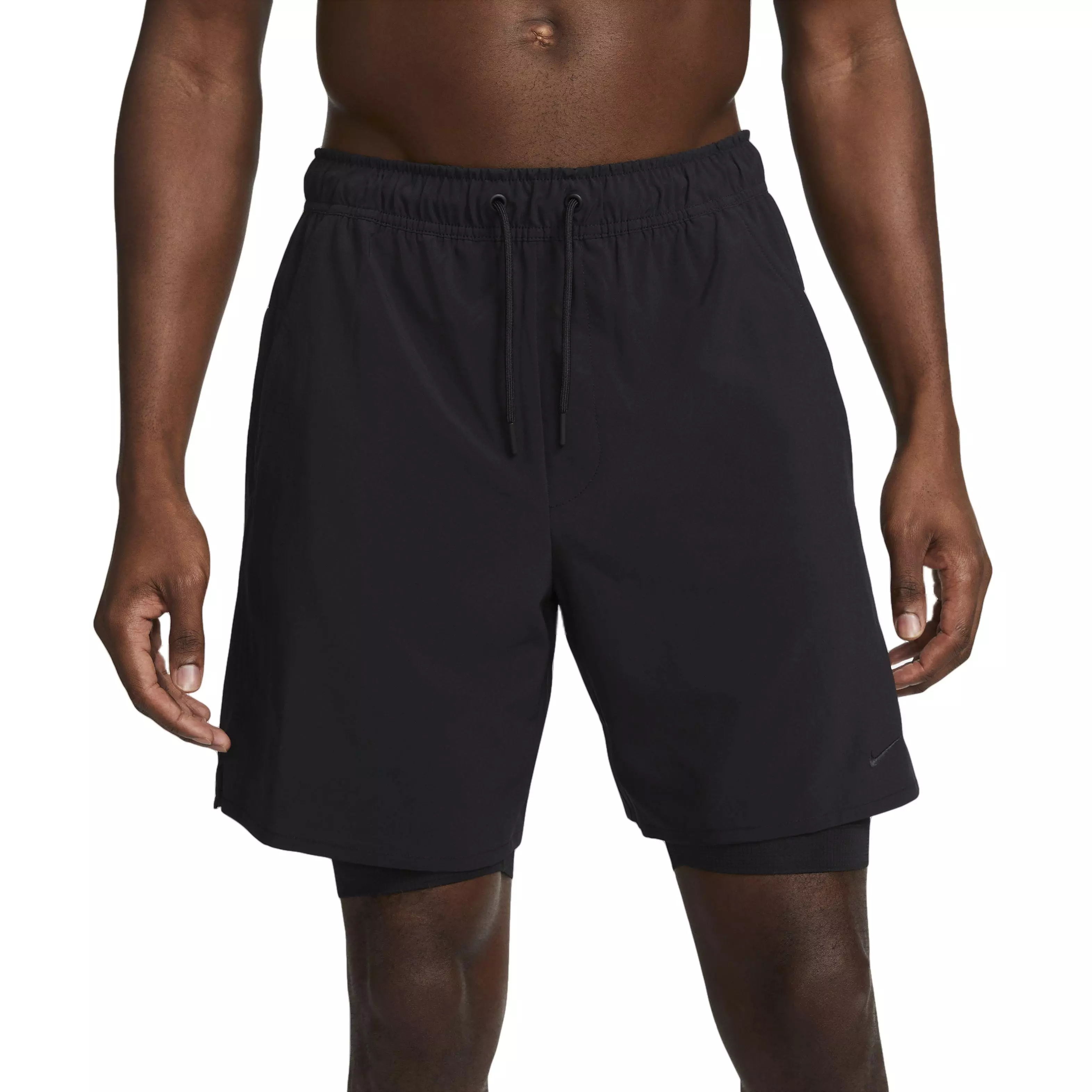 Nike Men's Dri-FIT Unlimited Woven 7" Versatile 2-in-1 Shorts - Black - BLACK