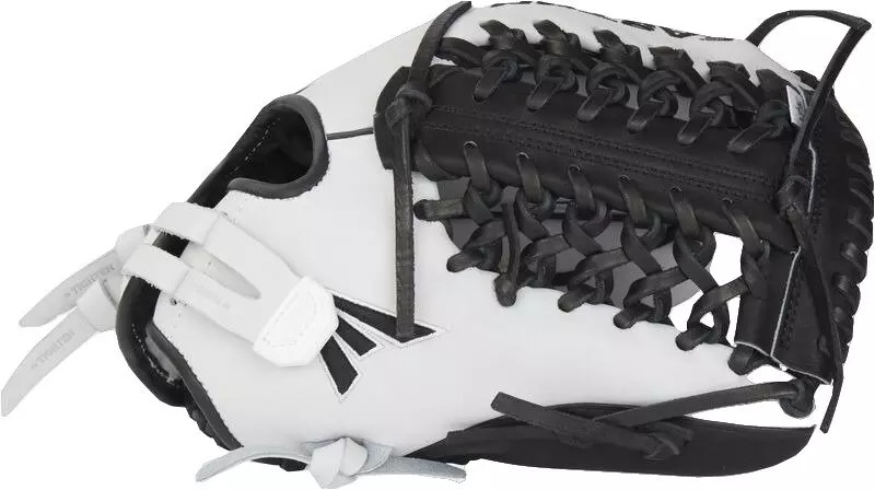 Easton 2024 Haylie McCleney Elite 12.75" Outfield Softball Glove RHT - WHITE/BLACK