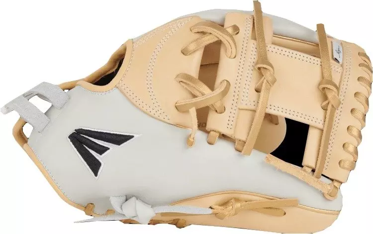 Easton Elite Series 11.5" M. Stuart Infield Softball Glove LHT - WHITE/TAN