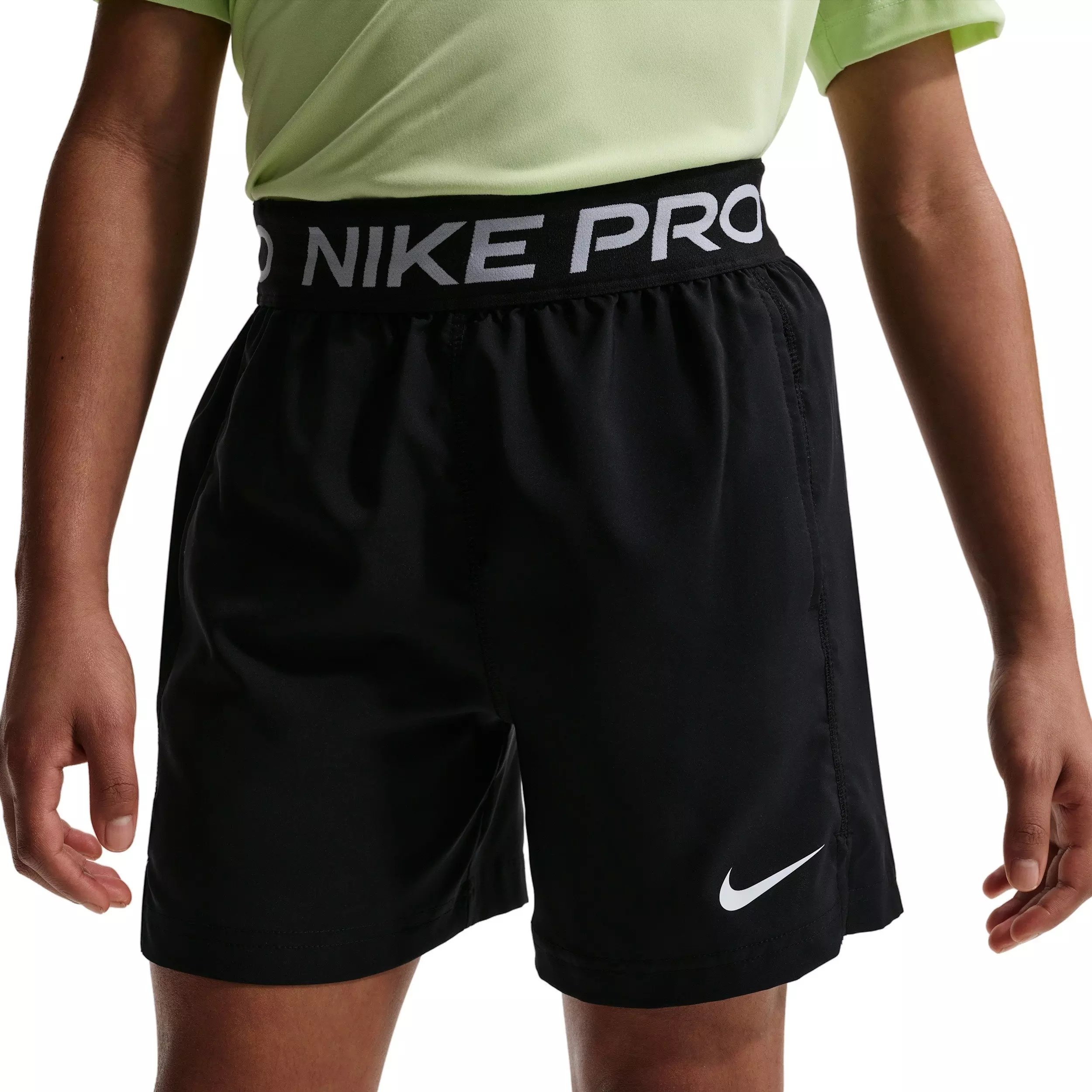 Nike Big Boys' Pro Dri-FIT Training Shorts - Black - BLACK