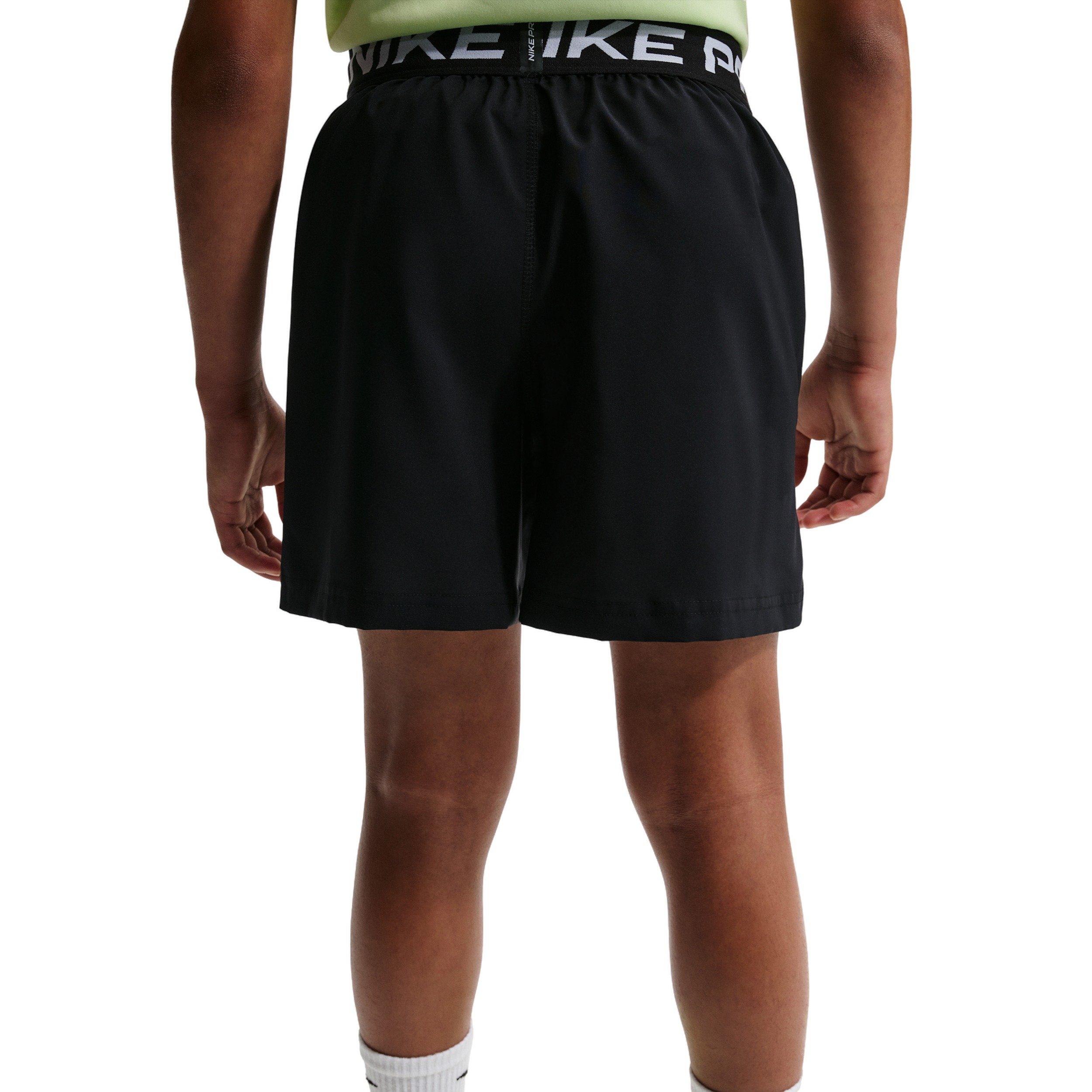 Nike Big Boys' Pro Dri-FIT Training Shorts - Black - BLACK Thumbnail View 4