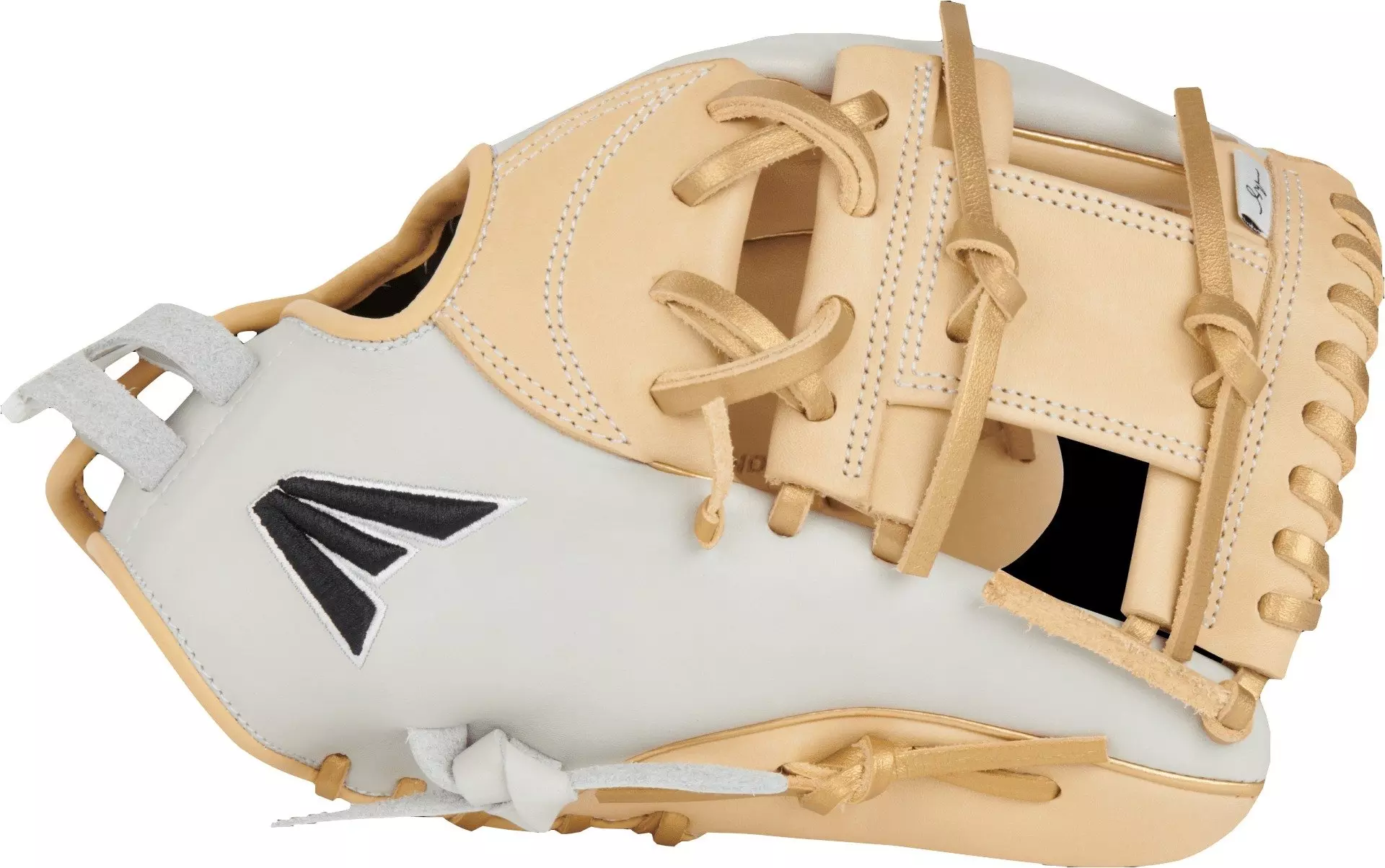 Easton Elite Series 11.5" M. Stuart Infield Softball Glove RHT - WHITE/TAN