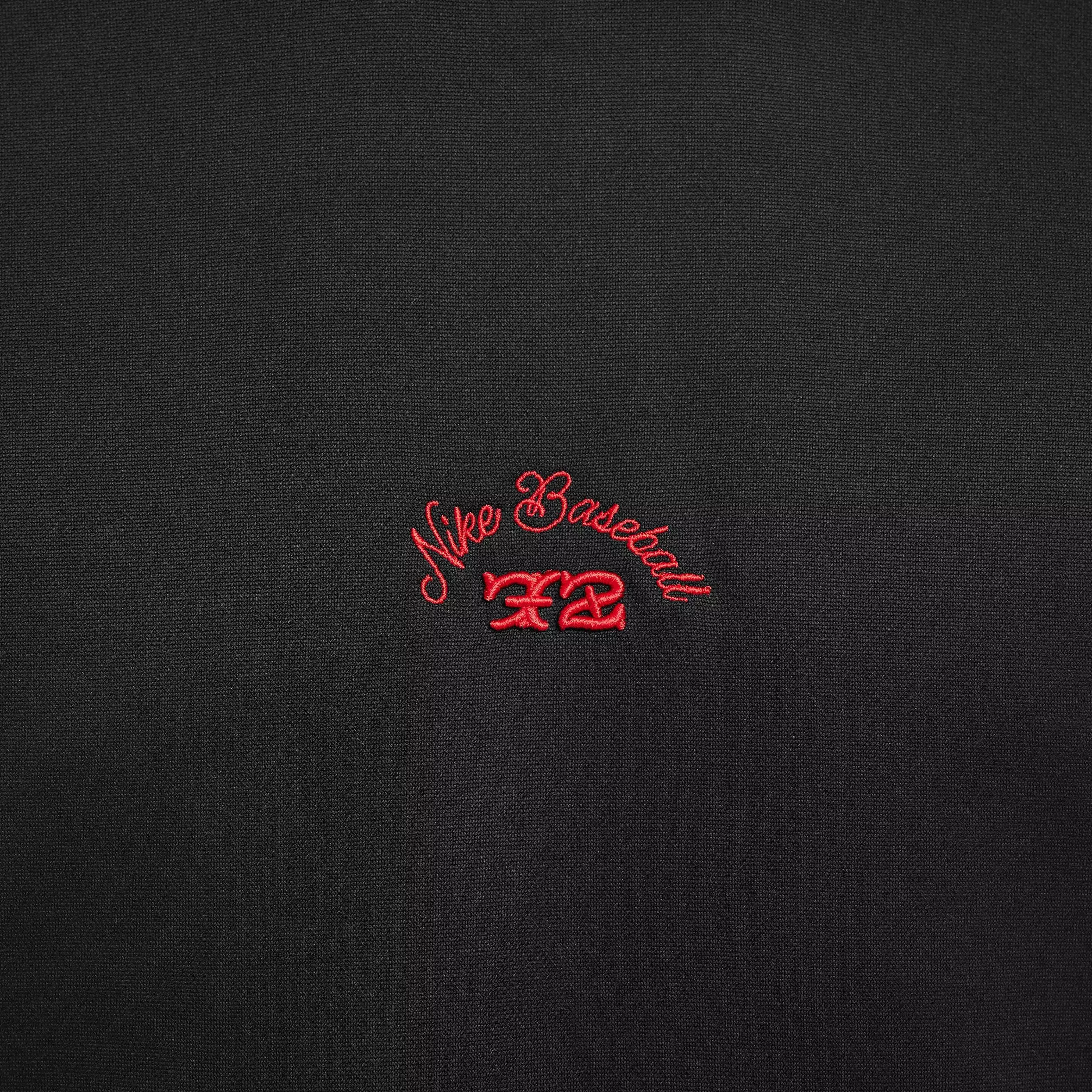 Nike Men's Therma-FIT HD Pullover FH24 Baseball Hoodie -Black/Red - BLACK/RED