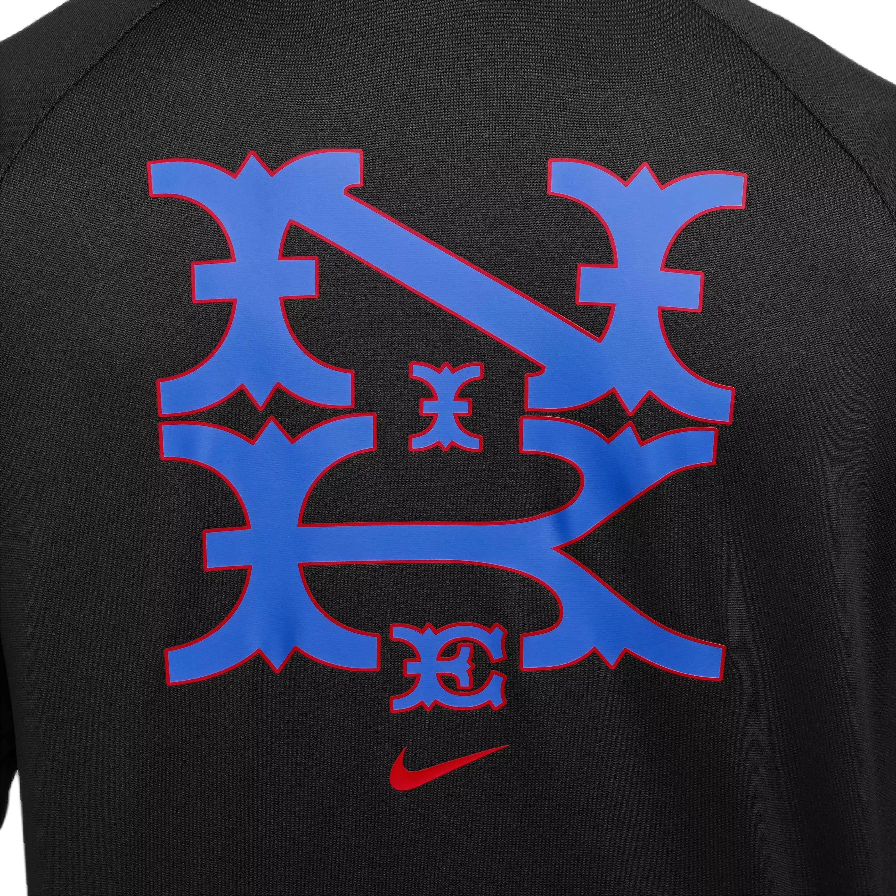 Nike Men's Therma-FIT HD Pullover FH24 Baseball Hoodie -Black/Red - BLACK/RED