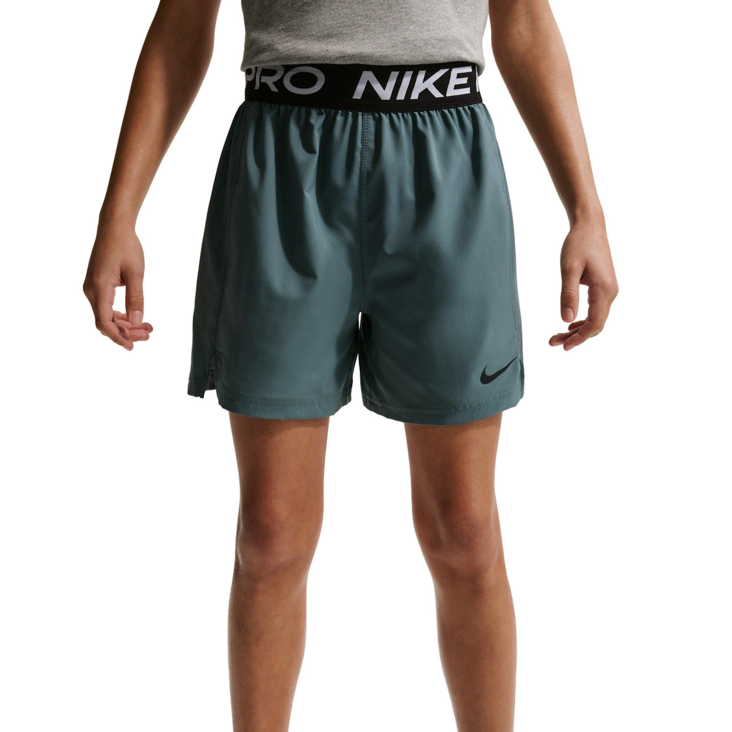 Nike Big Boys' Pro Dri-FIT Training Shorts - Grey - GREY Thumbnail View 3