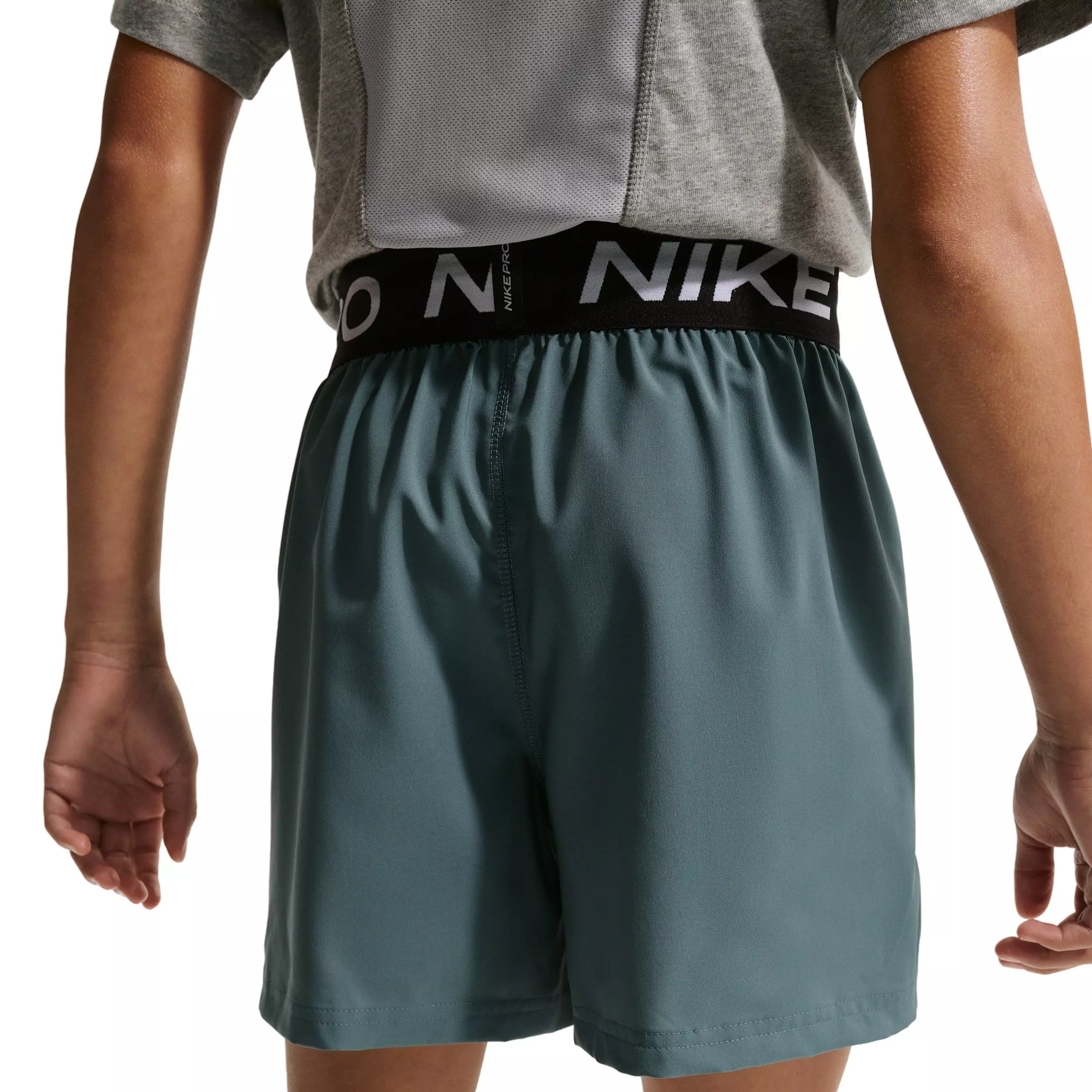 Nike Big Boys' Pro Dri-FIT Training Shorts - Grey - GREY