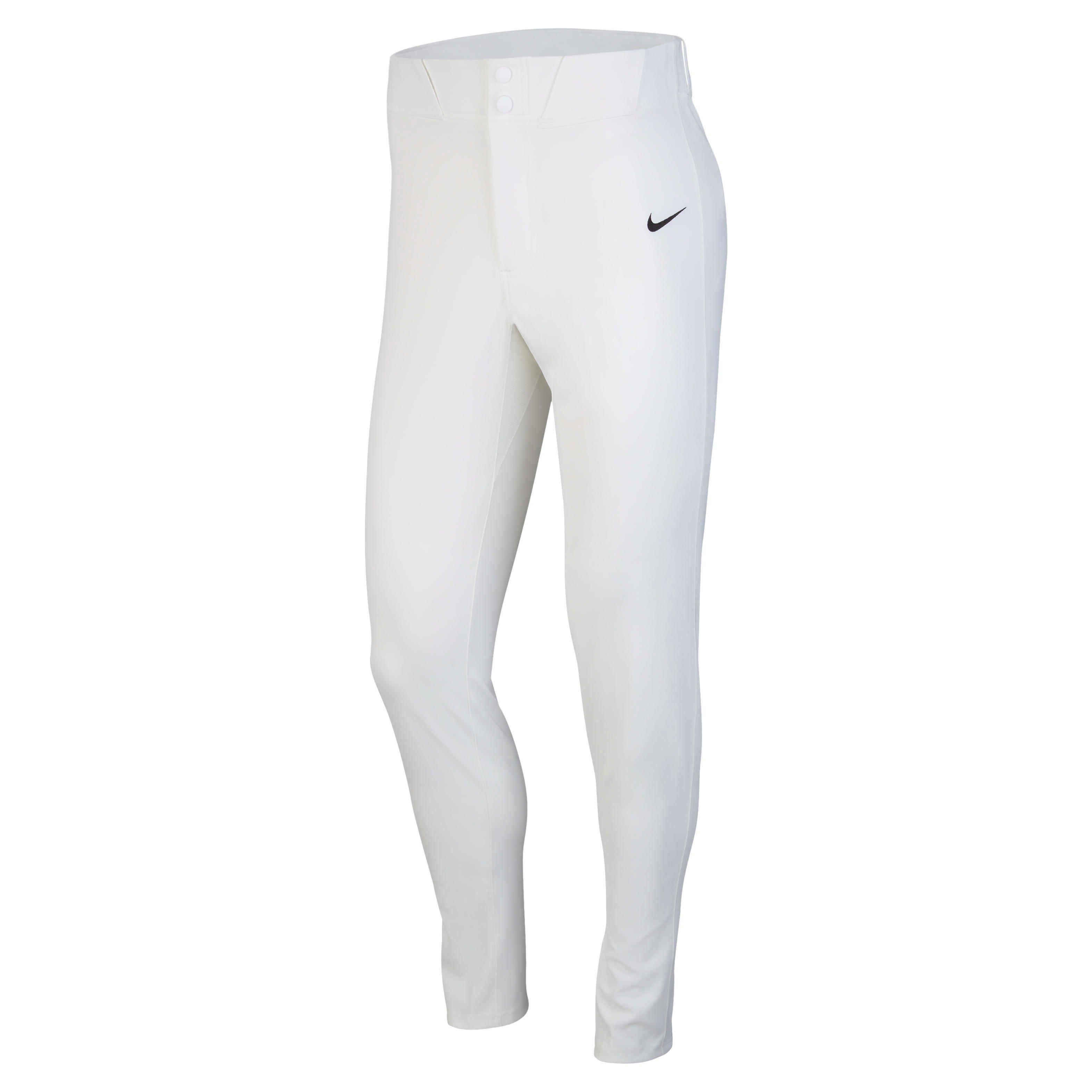 Nike Men's Vapor Premier Baseball Pants - WHITE Thumbnail View 1