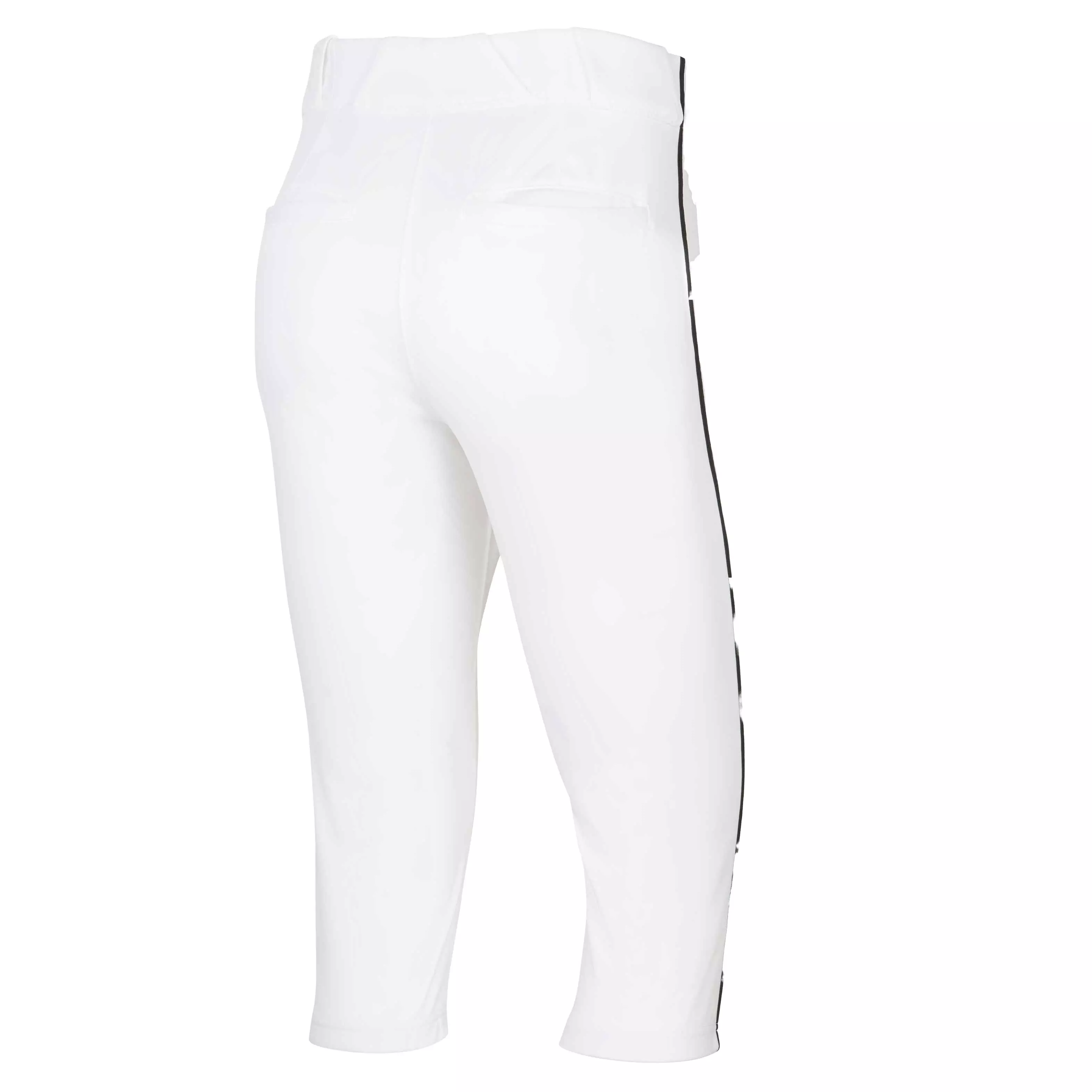 Nike Men's Vapor Select 2 High Piped Baseball Pants - WHITE/BLACK