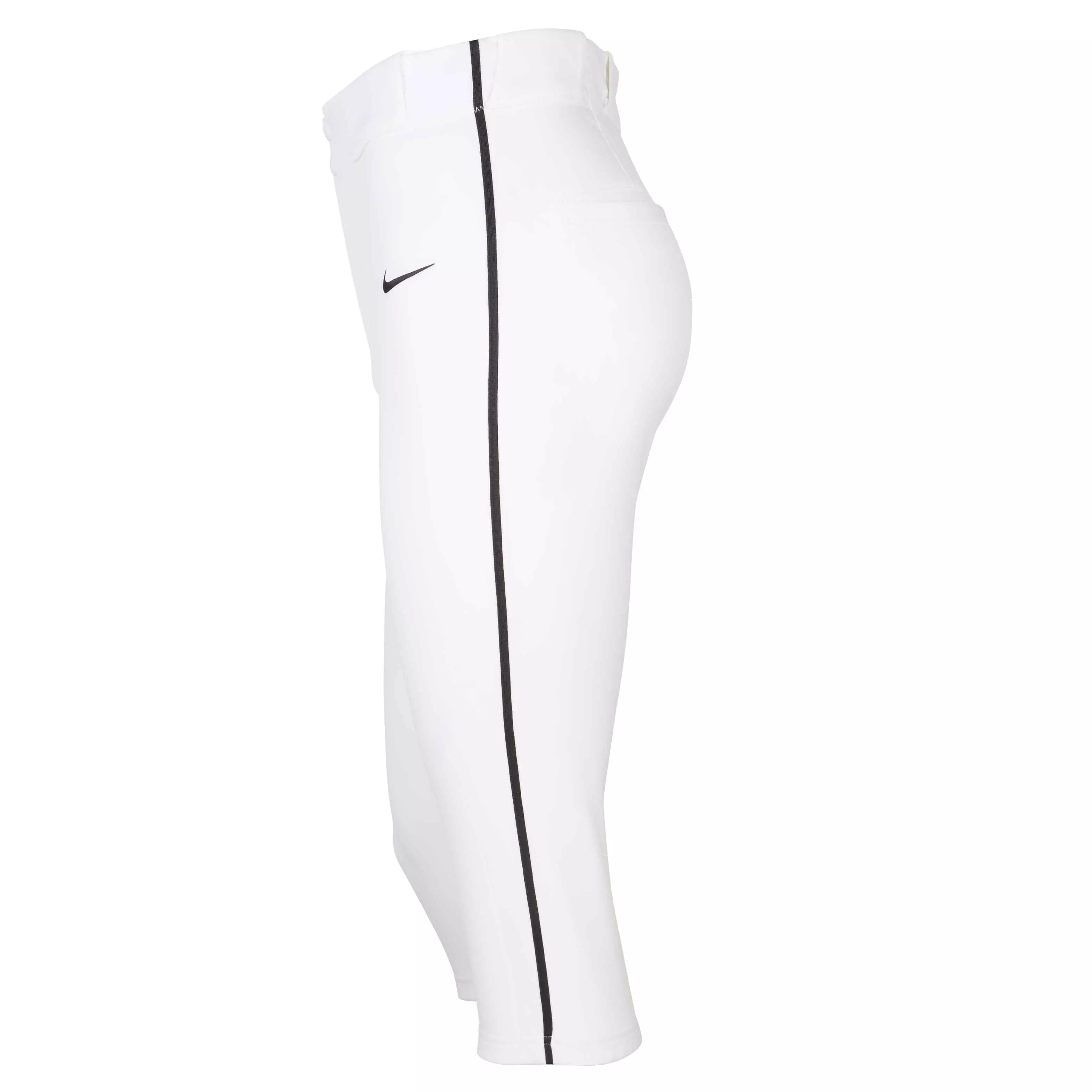 Nike Men's Vapor Select 2 High Piped Baseball Pants - WHITE/BLACK