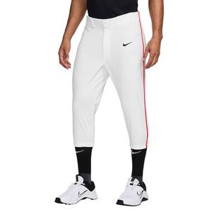 Nike Men's Vapor Select 2 High Piped Baseball Pants - WHITE/RED/BLACK