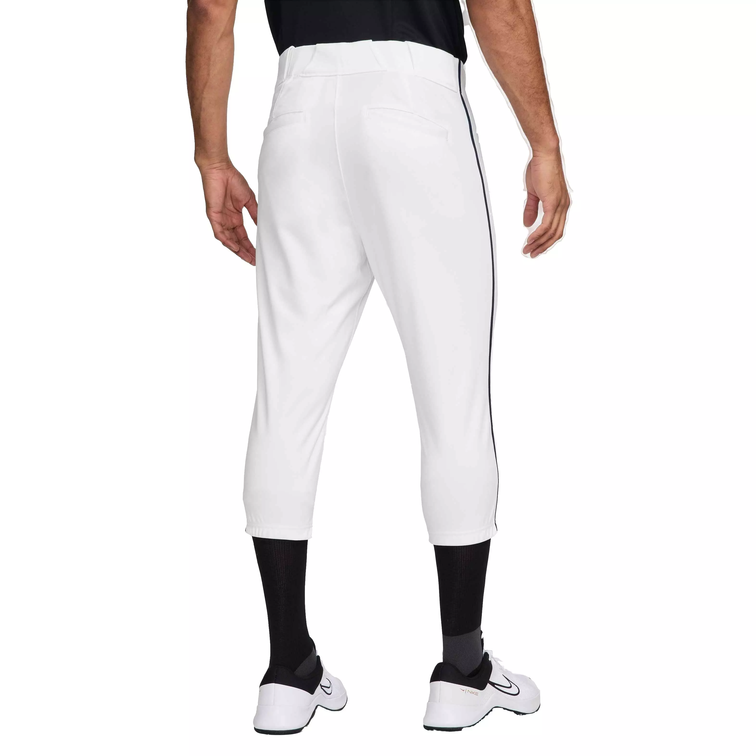 Nike Men's Vapor Select 2 High Piped Baseball Pants - WHITE/NAVY