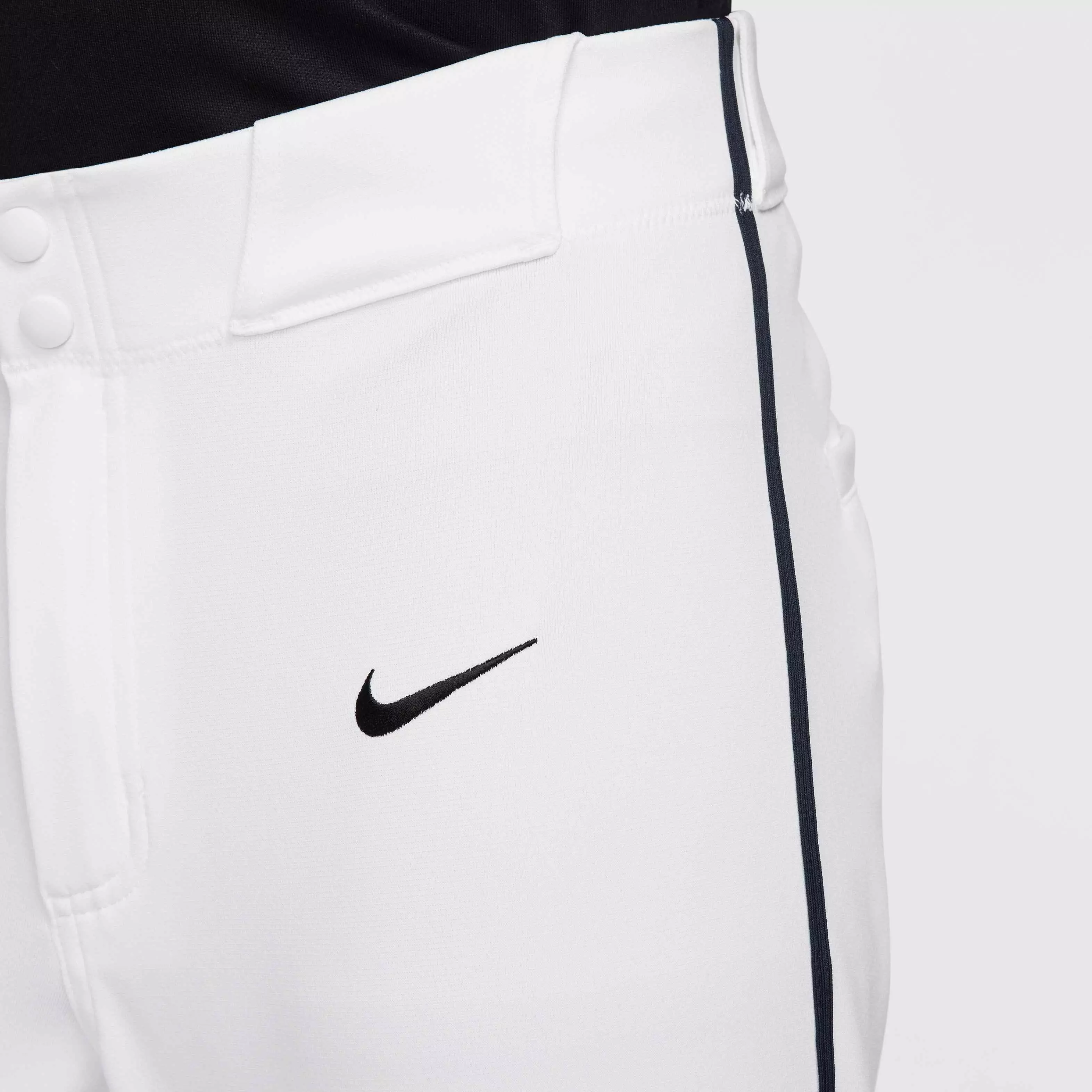 Nike Men's Vapor Select 2 High Piped Baseball Pants - WHITE/NAVY