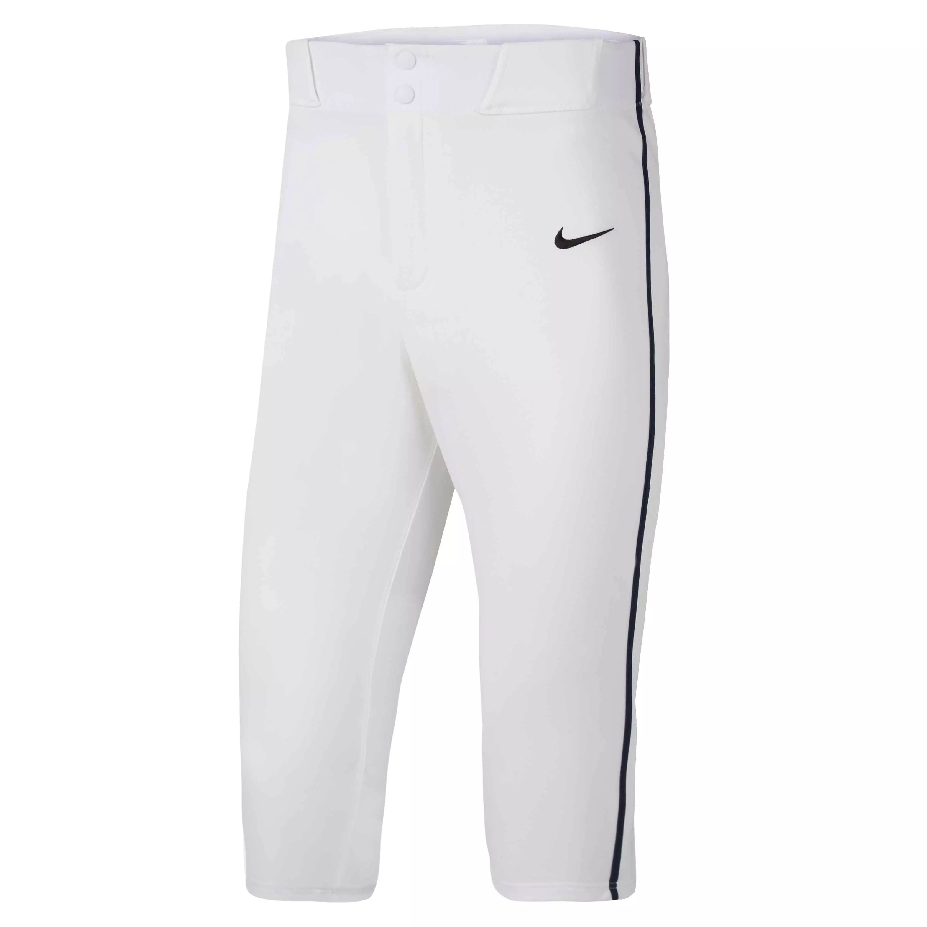Nike Men's Vapor Select 2 High Piped Baseball Pants - WHITE/NAVY
