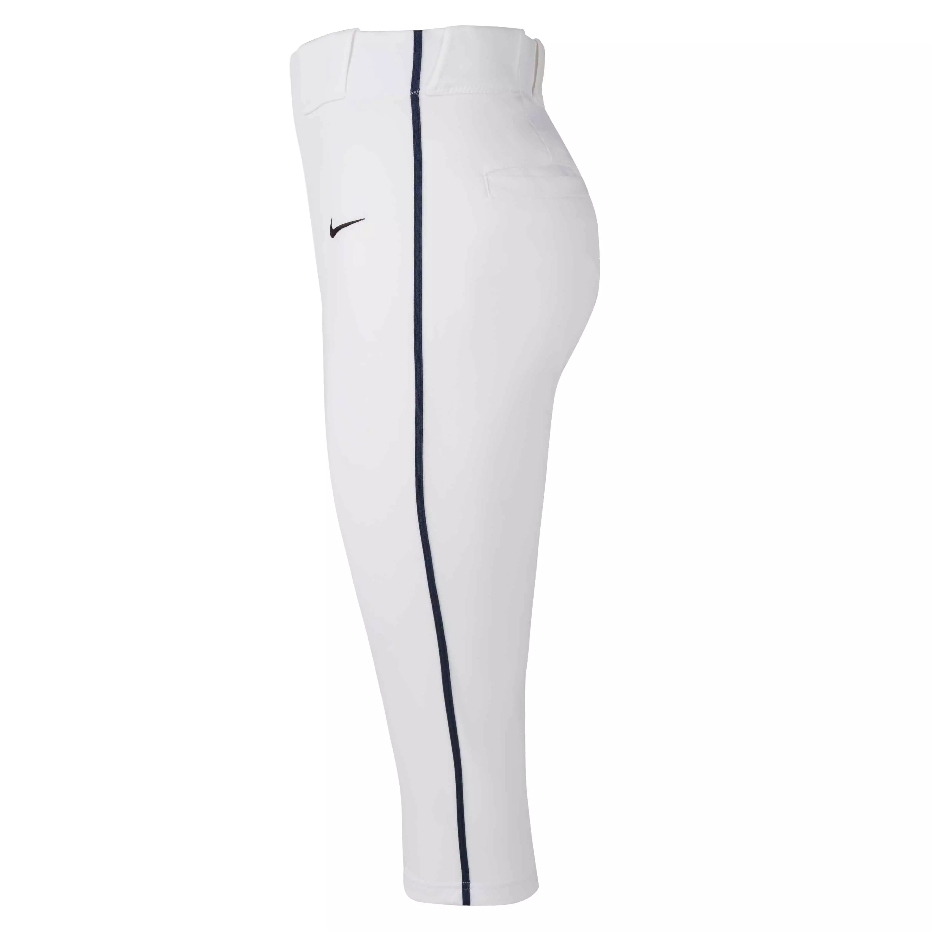 Nike Men's Vapor Select 2 High Piped Baseball Pants - WHITE/NAVY