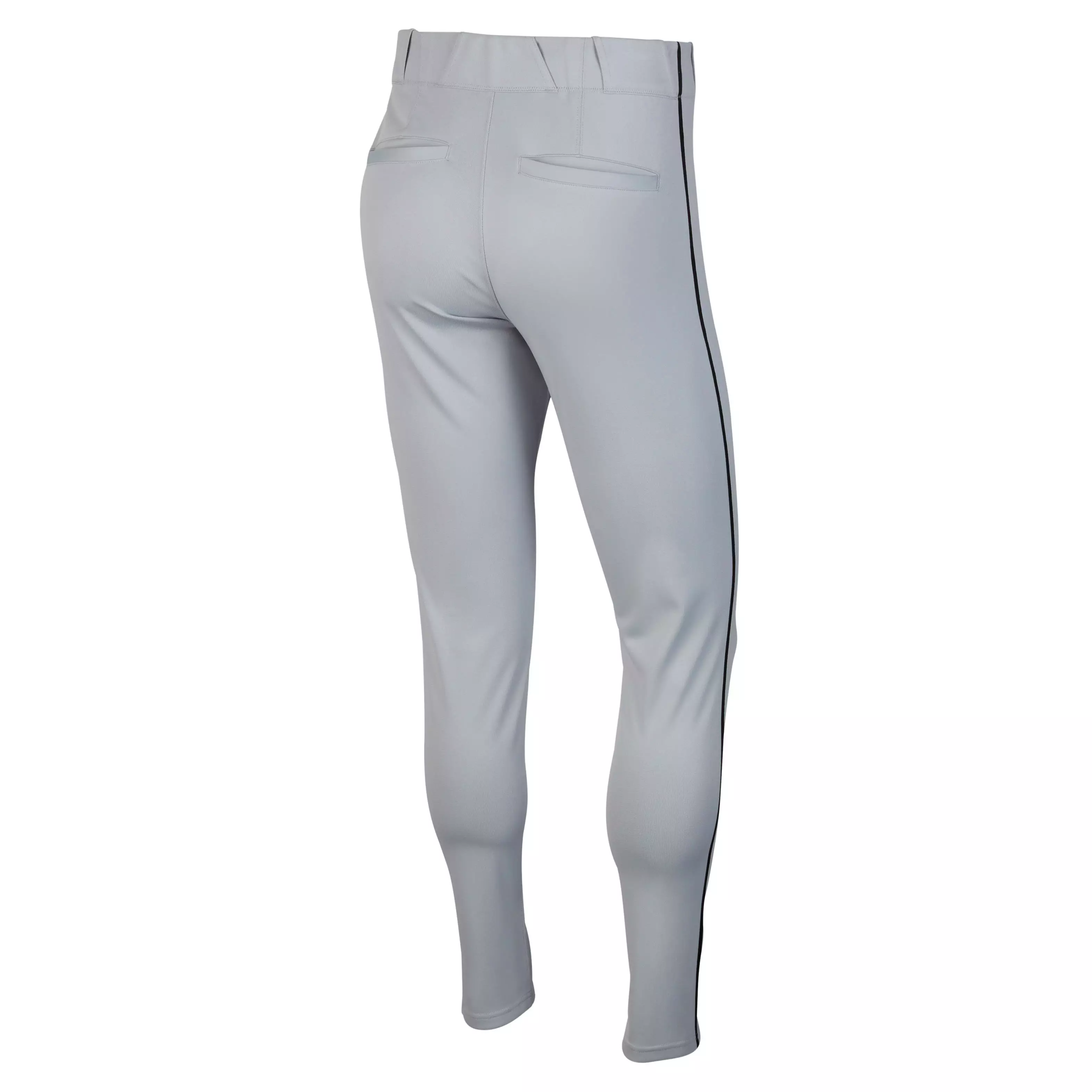 Nike Men's Vapor Select Piped Baseball Pants - GREY/BLACK