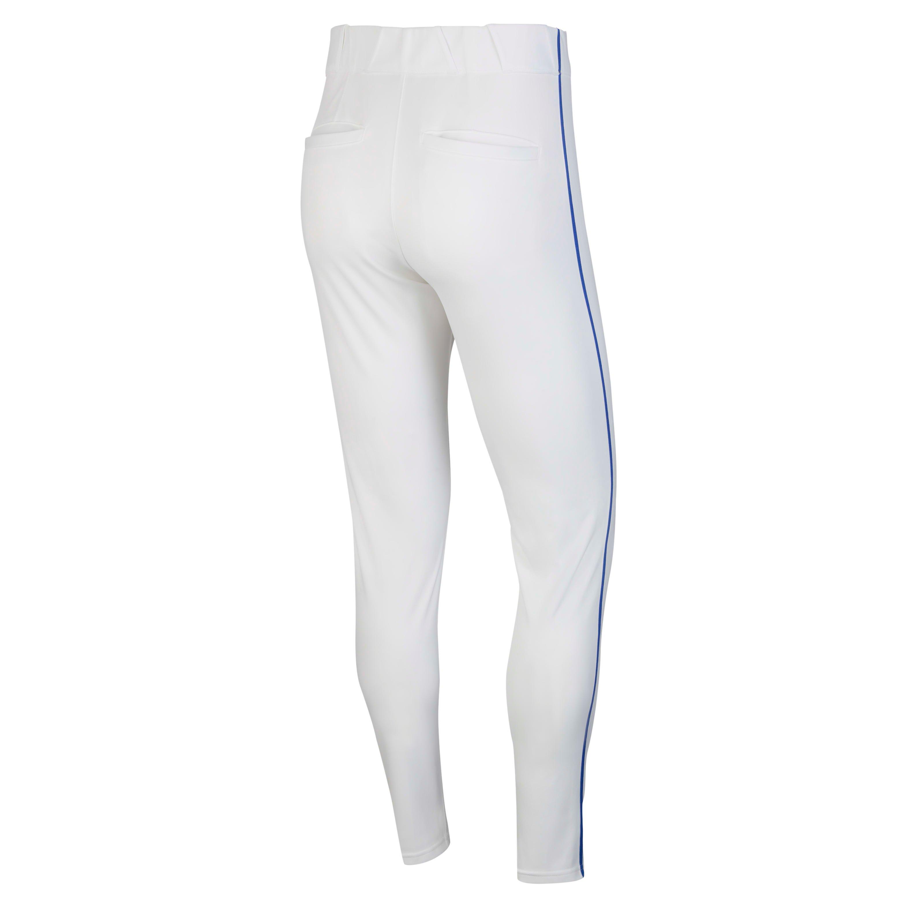 Nike Men's Vapor Select Piped Baseball Pants - WHITE/ROYAL Thumbnail View 2
