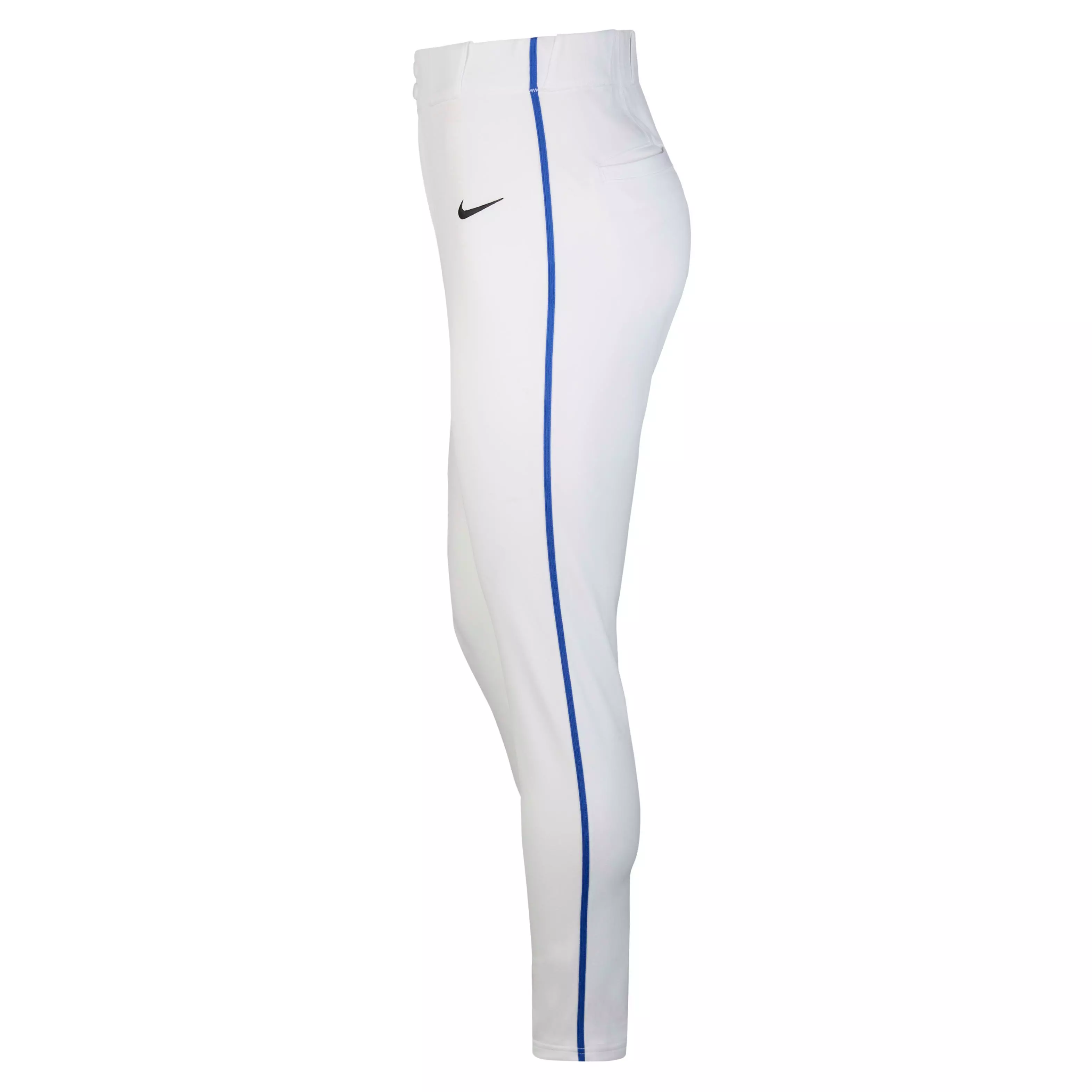 Nike Men's Vapor Select Piped Baseball Pants - WHITE/ROYAL