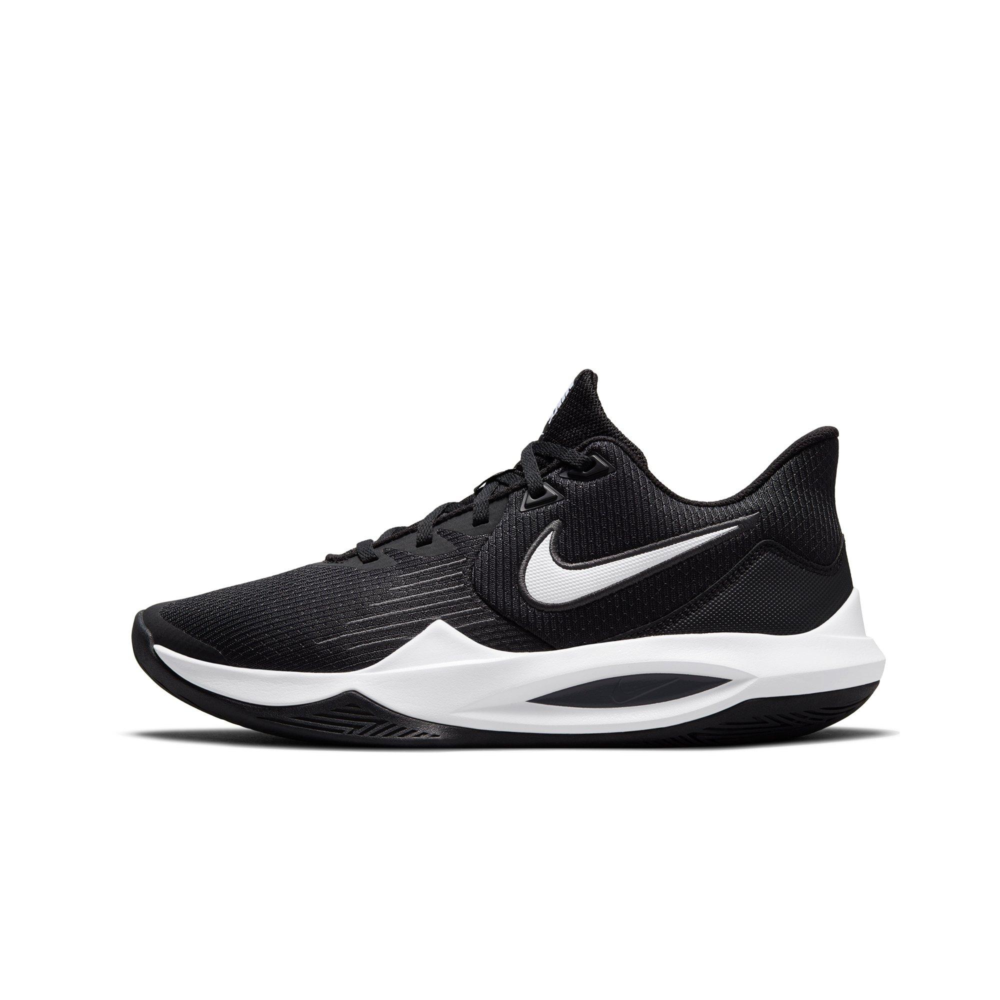 Nike Precision 5 "Black/White" Unisex Basketball Shoe - BLACK Thumbnail View 2