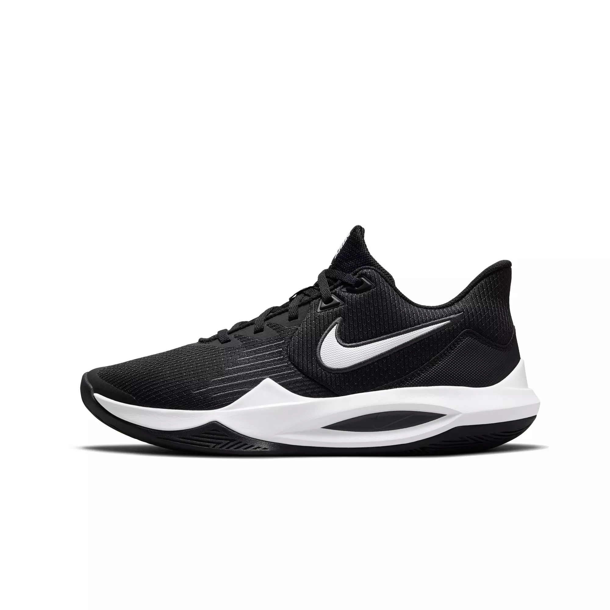 Nike Precision 5 "Black/White" Unisex Basketball Shoe - BLACK