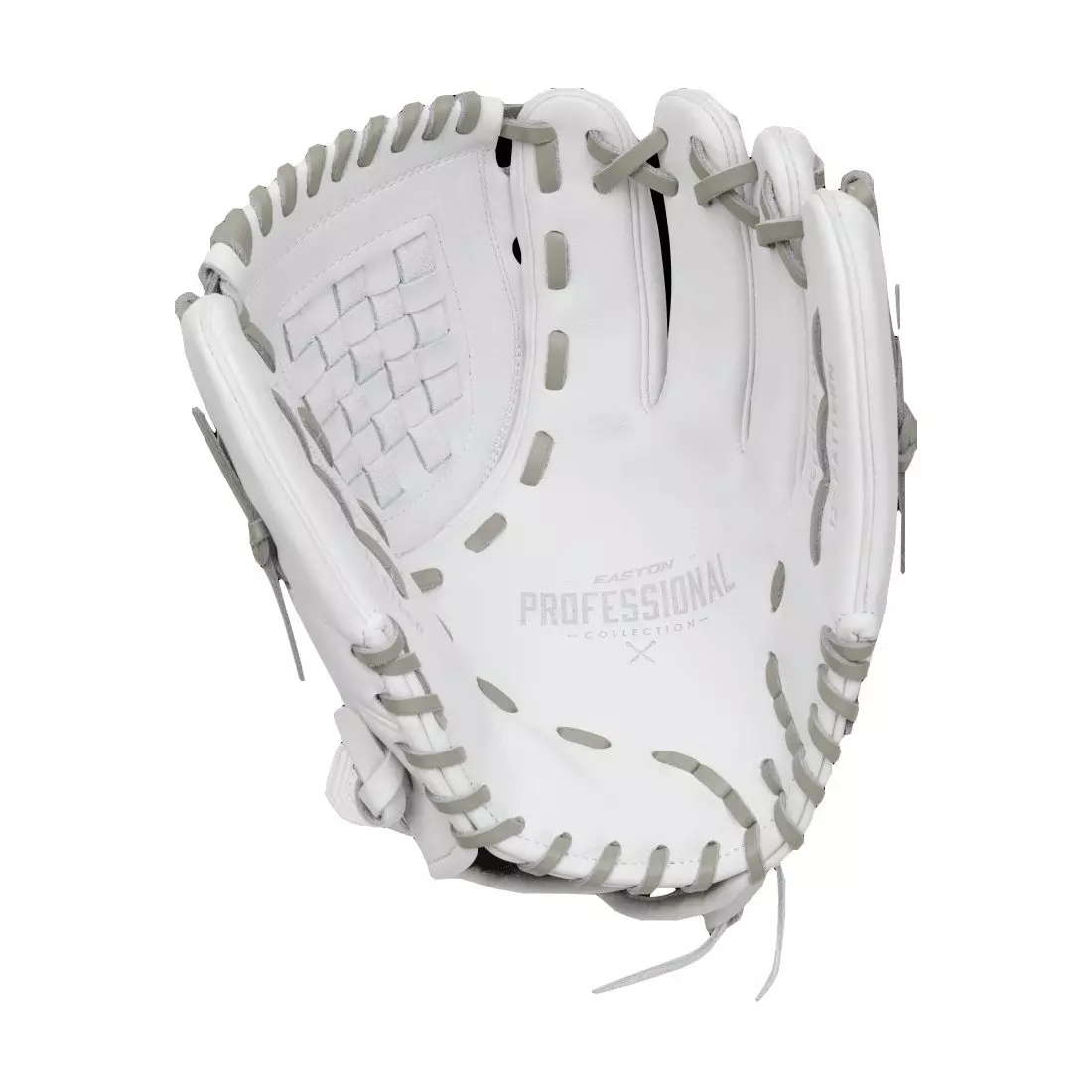 Easton 2024 Professional Collection 12" Infield Softball Glove RHT - WHITE/GREY