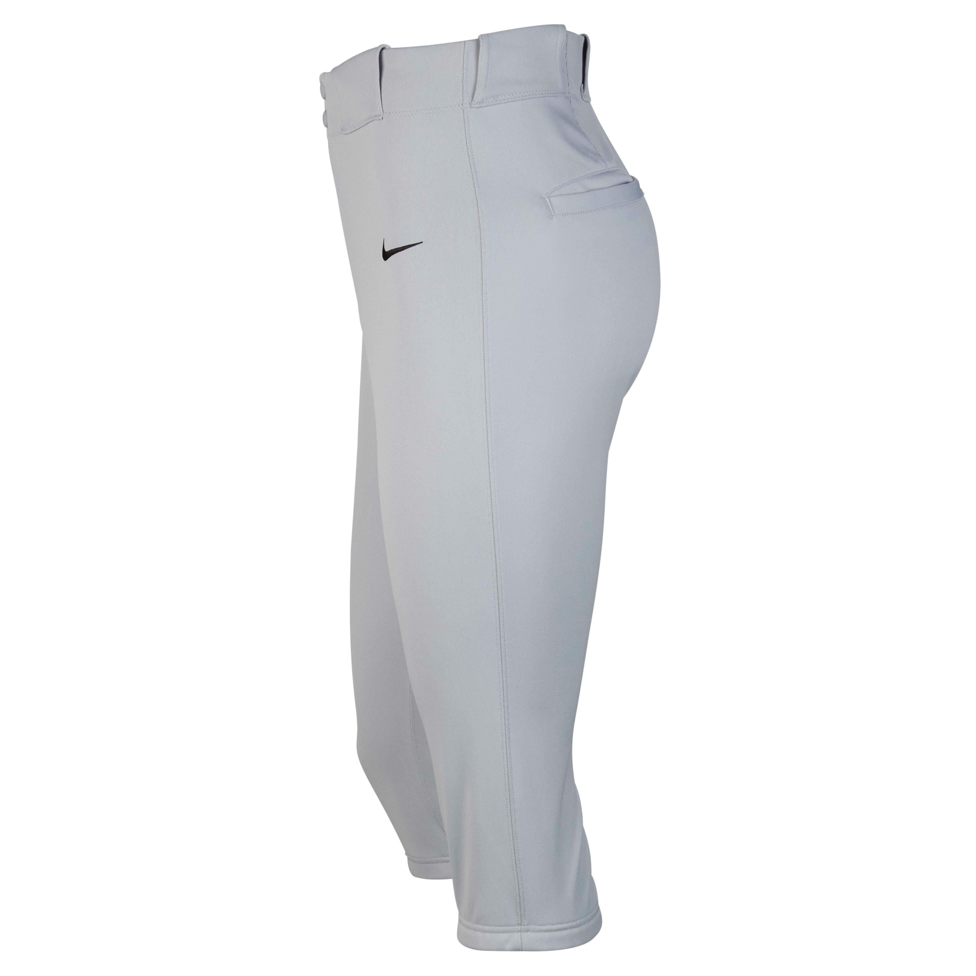 Nike Men's Vapor Select 2 High Baseball Pants - GREY Thumbnail View 3