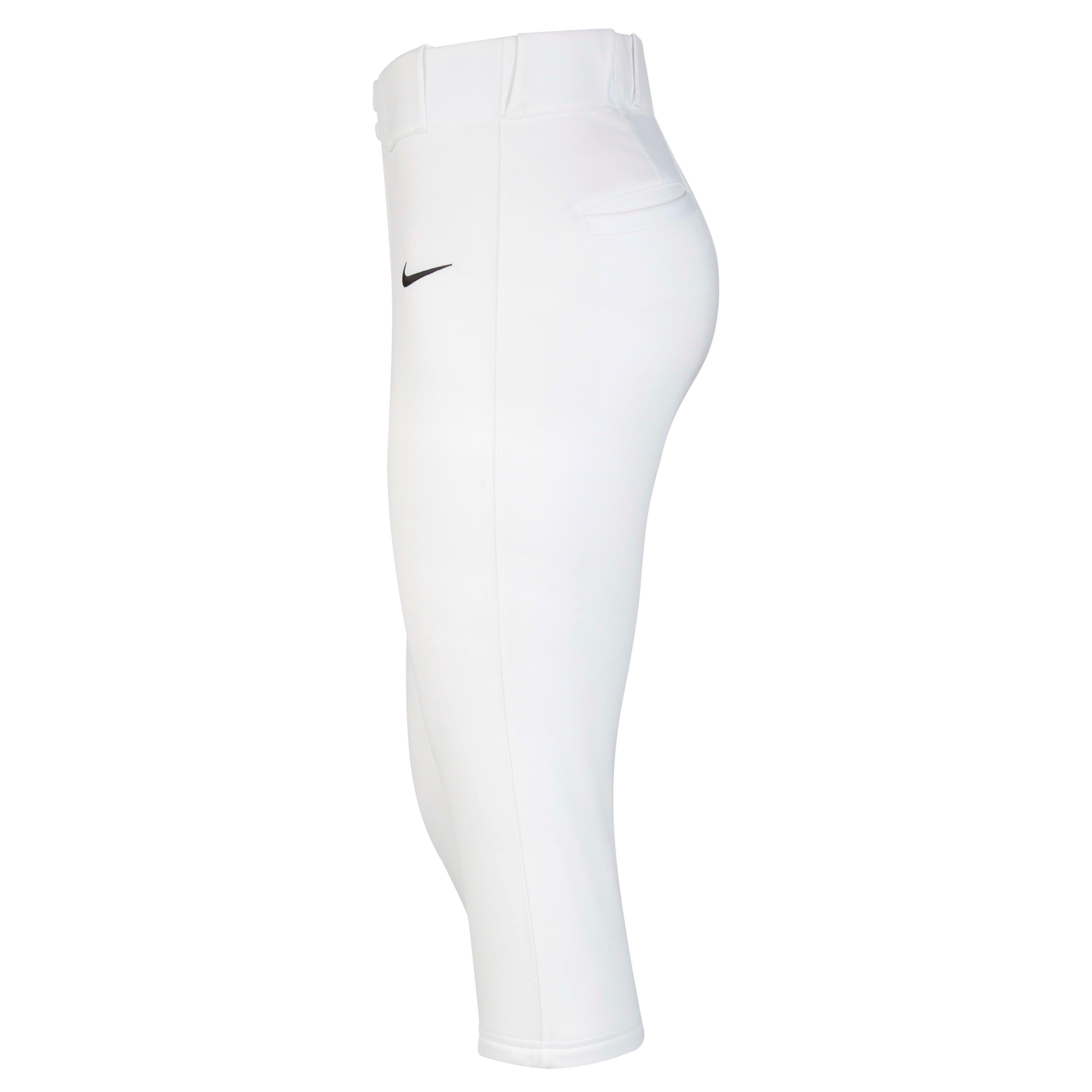 Nike Men's Vapor Select 2 High Baseball Pants - WHITE Thumbnail View 3