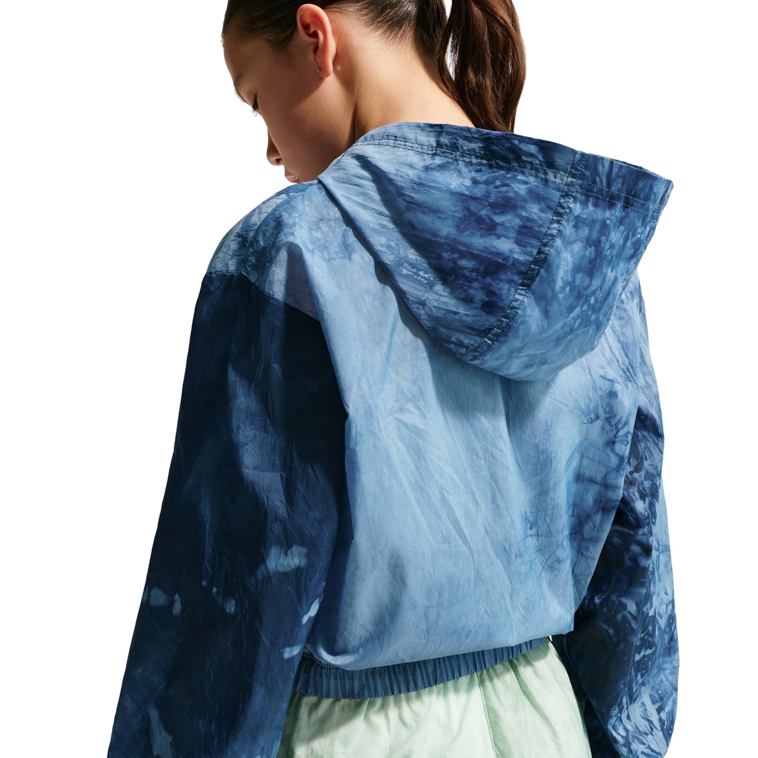 Nike Sportswear Club Big Girls' Blue Woven Track Jacket