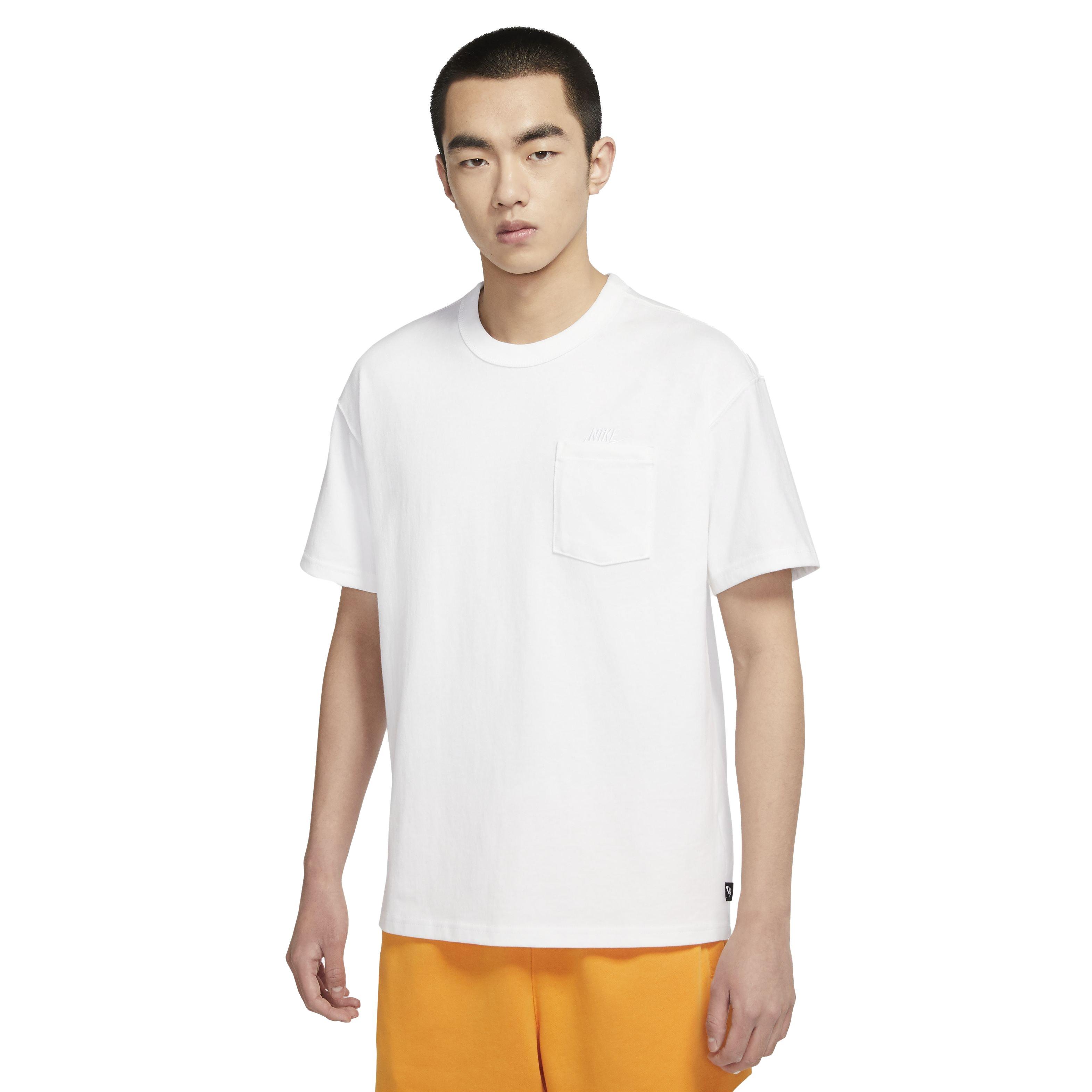 Nike Men's Nike Sportswear Premium Essentials Pocket Short Sleeve Tee - WHITE Thumbnail View 1