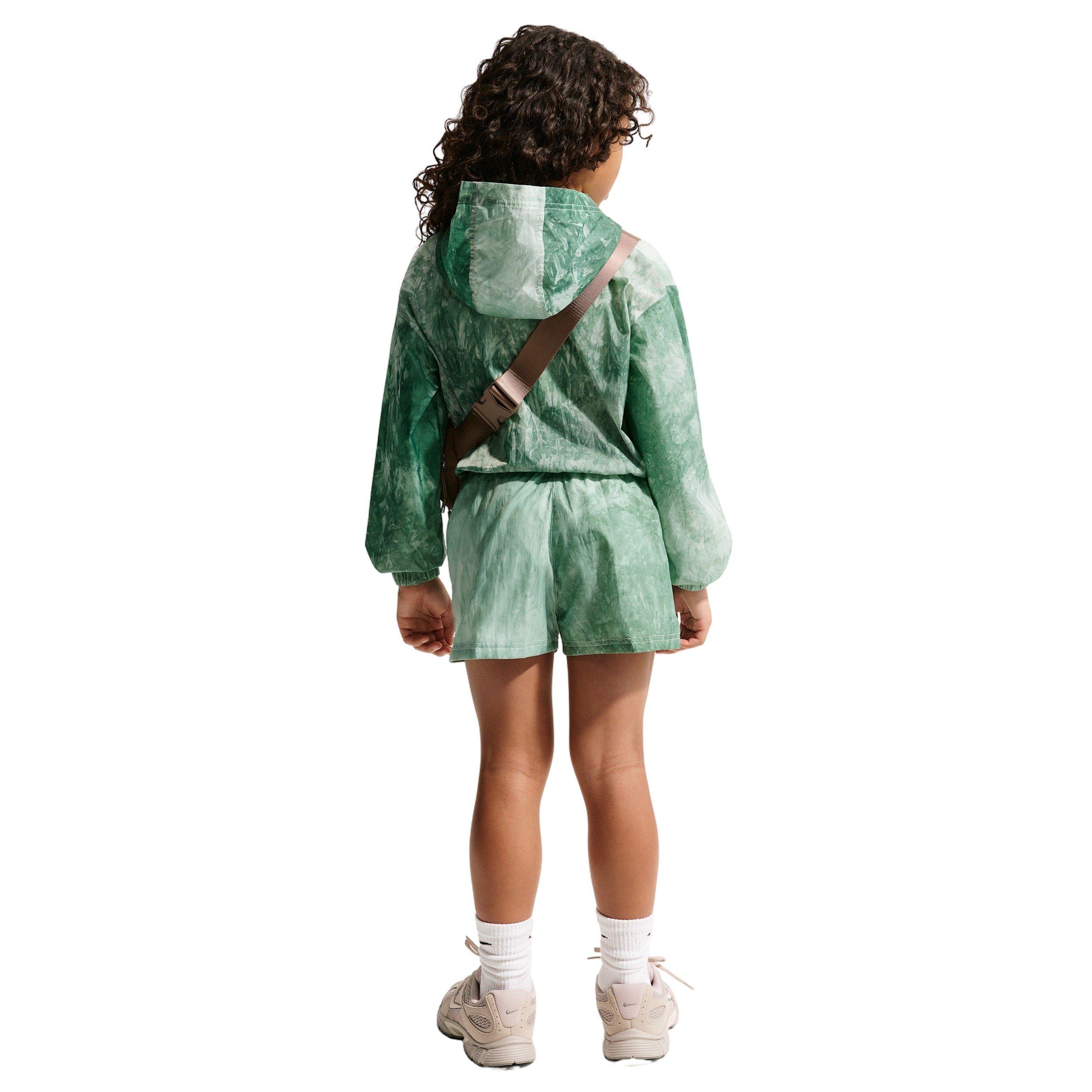 Nike Sportswear Club Big Girls' Green Woven Shorts