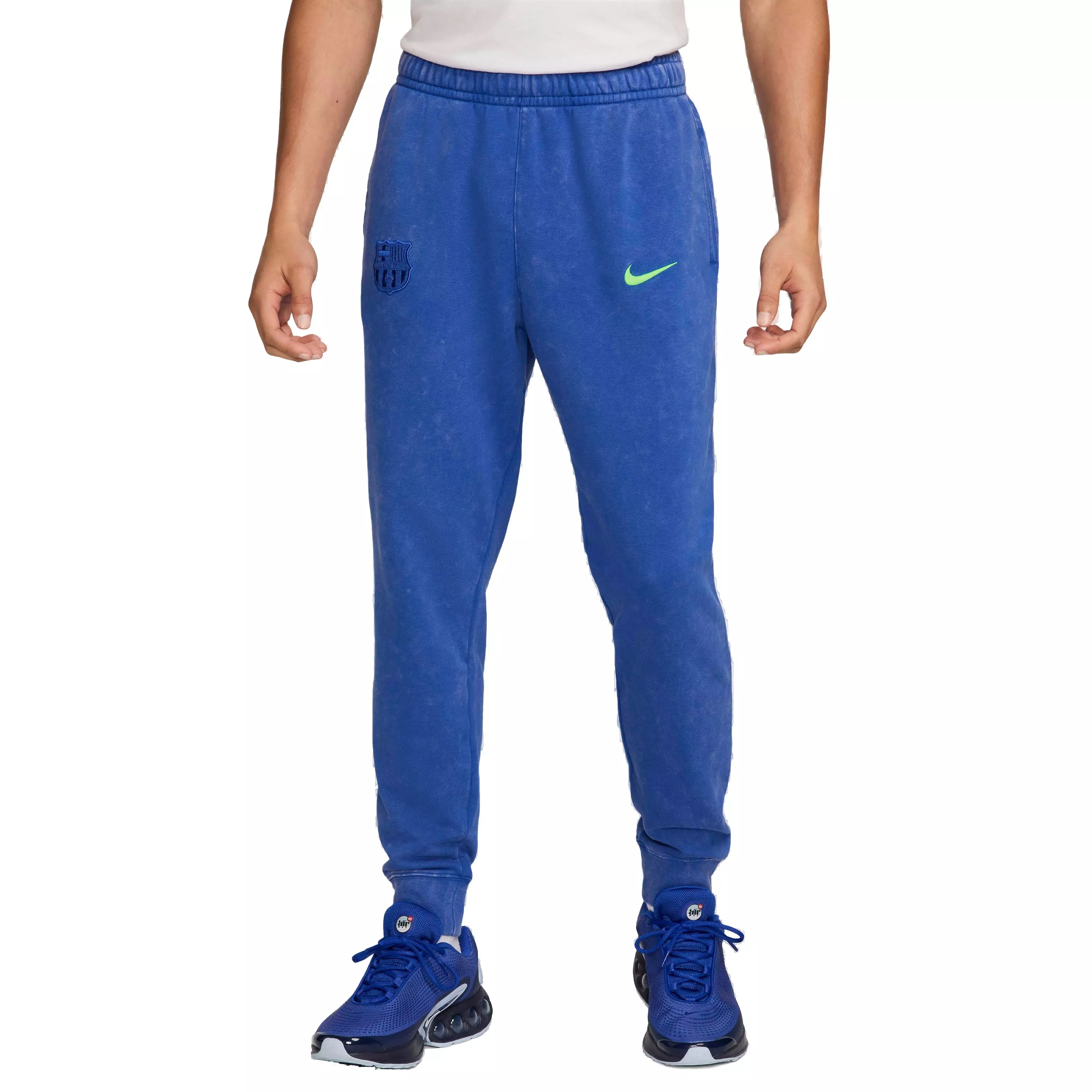 Nike Men's F.C. Barcelona Club Third French Terry Joggers - Royal - ROYAL