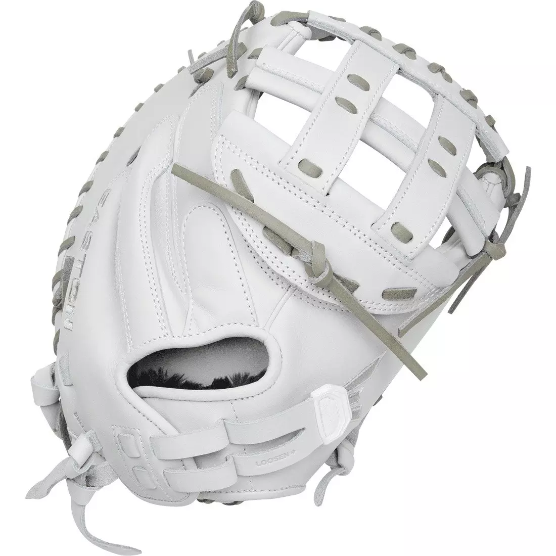 Easton 2024 Professional Collection 34" Catcher's Mitt RHT - WHITE/GREY