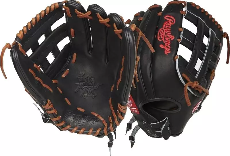 Rawlings Heart of the Hide 13" Slowpitch Softball Glove LHT - BLACK/RED
