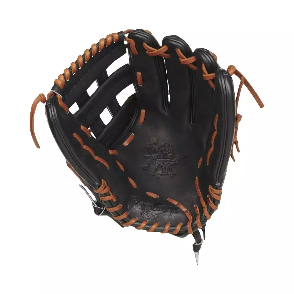 Rawlings Heart of the Hide 13" Slowpitch Softball Glove RHT - BLACK/RED