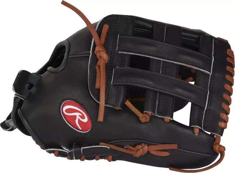 Rawlings Heart of the Hide 13" Slowpitch Softball Glove RHT - BLACK/RED