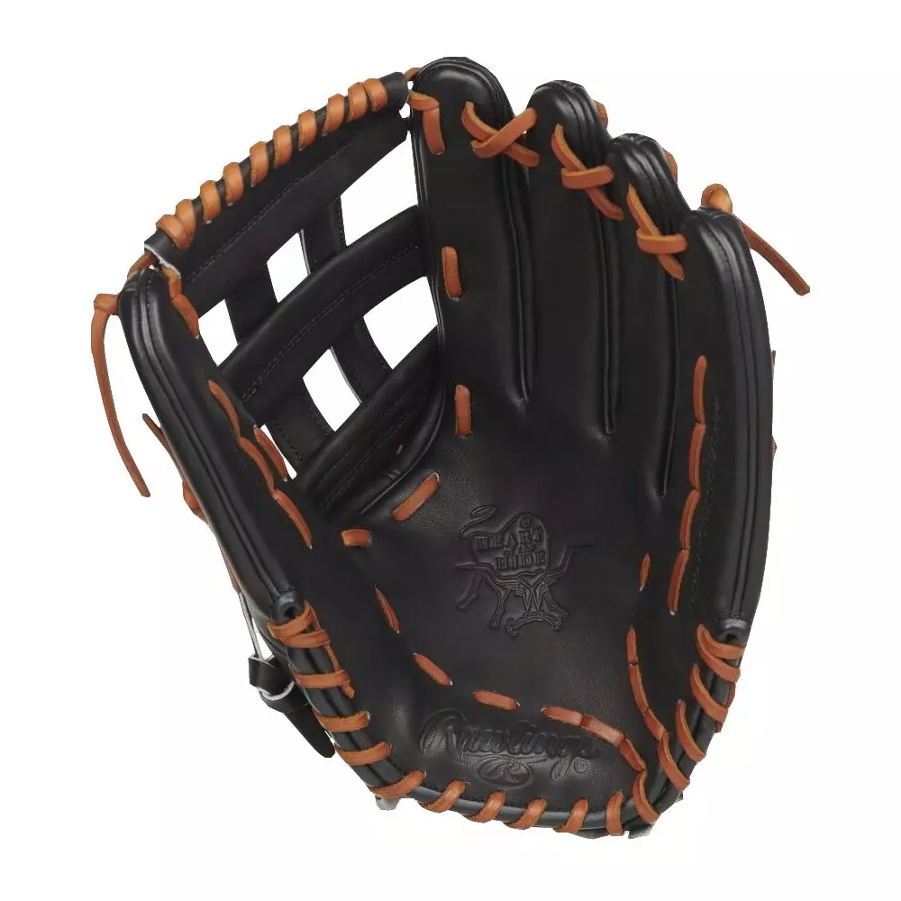 Rawlings Heart of the Hide 14" Slowpitch Softball Glove LHT - BLACK/RED