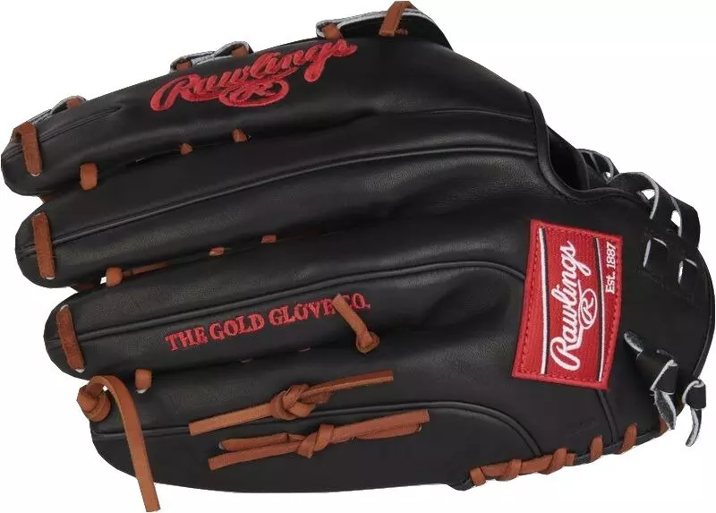 Rawlings Heart of the Hide 14" Slowpitch Softball Glove LHT - BLACK/RED