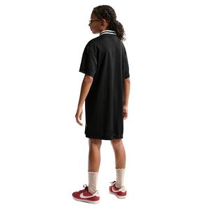 Nike Big Girls' Sportswear Short-Sleeve Jersey Dress - Black - BLACK