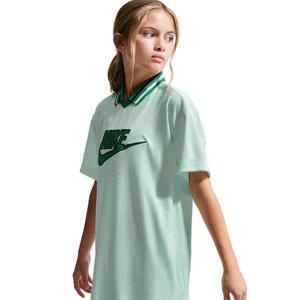 Nike Big Girls' Sportswear Short-Sleeve Jersey Dress - Barely Green