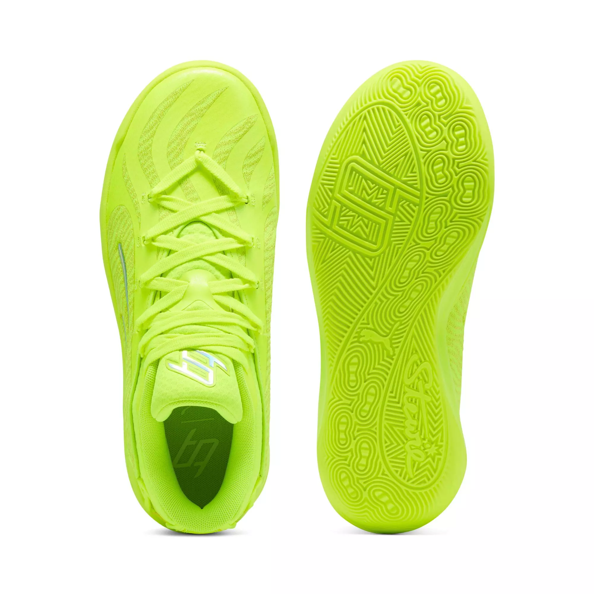 PUMA Stewie 4 Flawless "Lime Squeeze/Lime Sheen" Women's Basketball Shoe - LIME/LIME
