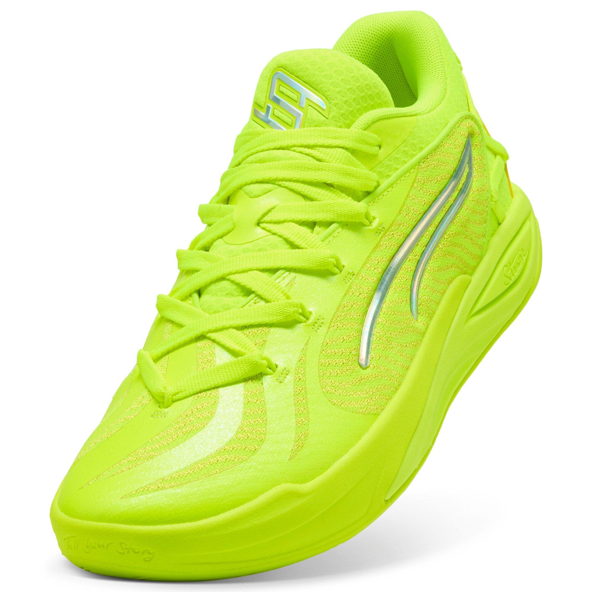 PUMA Stewie 4 Flawless "Lime Squeeze/Lime Sheen" Women's Basketball Shoe - LIME/LIME Thumbnail View 5