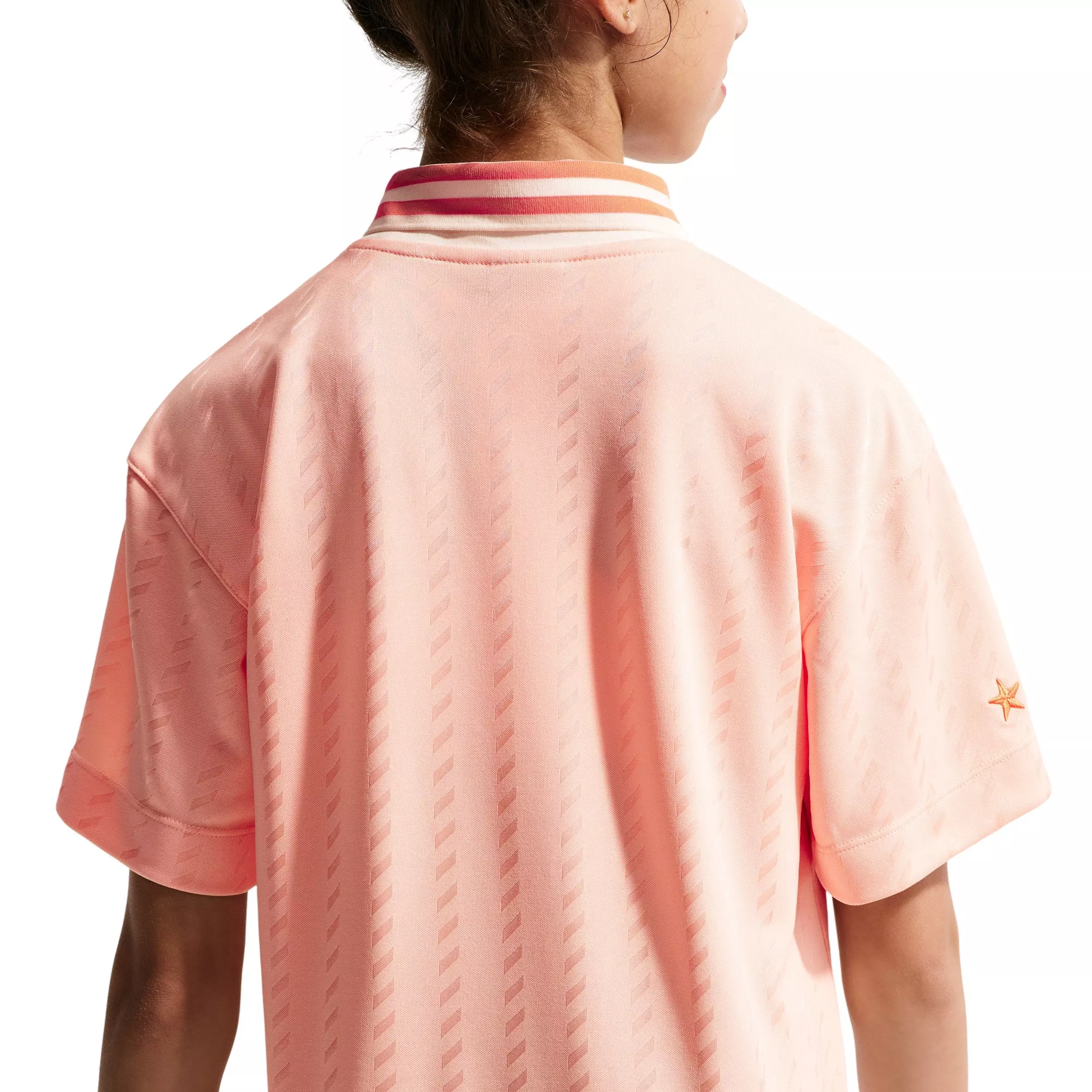 Nike Big Girls' Sportswear Short-Sleeve Jersey Dress - Orange - ORANGE