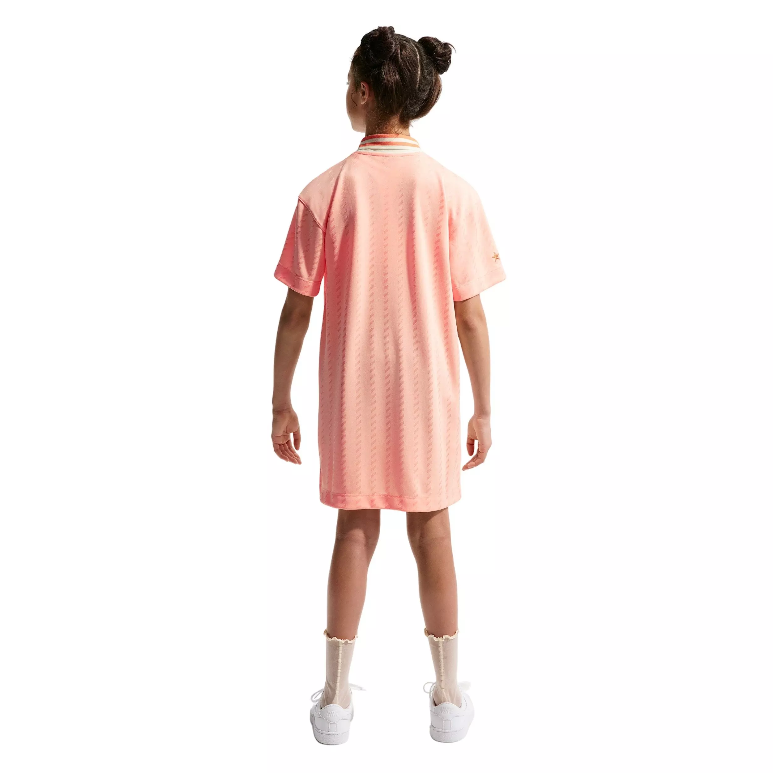 Nike Big Girls' Sportswear Short-Sleeve Jersey Dress - Orange - ORANGE
