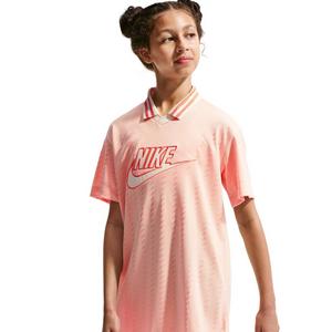 Nike Big Girls' Sportswear Short-Sleeve Jersey Dress - Orange