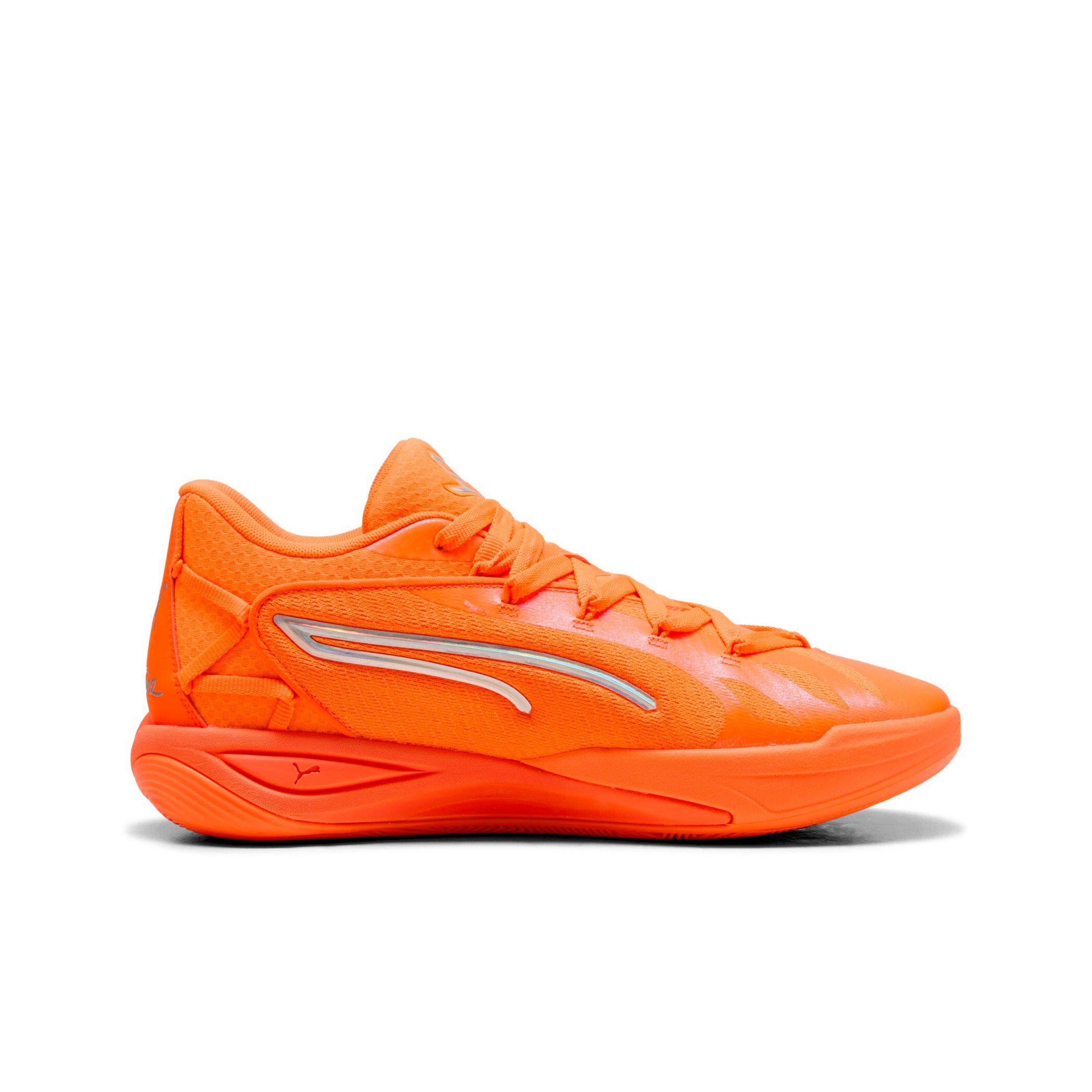 PUMA Stewie 4 Flawless "Sun Stream/Fluro Orange Pes" Women's Basketball Shoe - SUN/ORANGE Thumbnail View 1