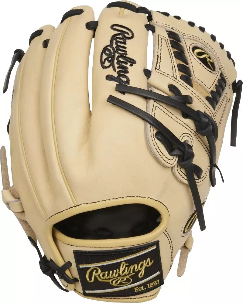 Rawlings Heart of the Hide 11.75" Infield/Pitchers Baseball Glove RHT - KHAKI/BLACK