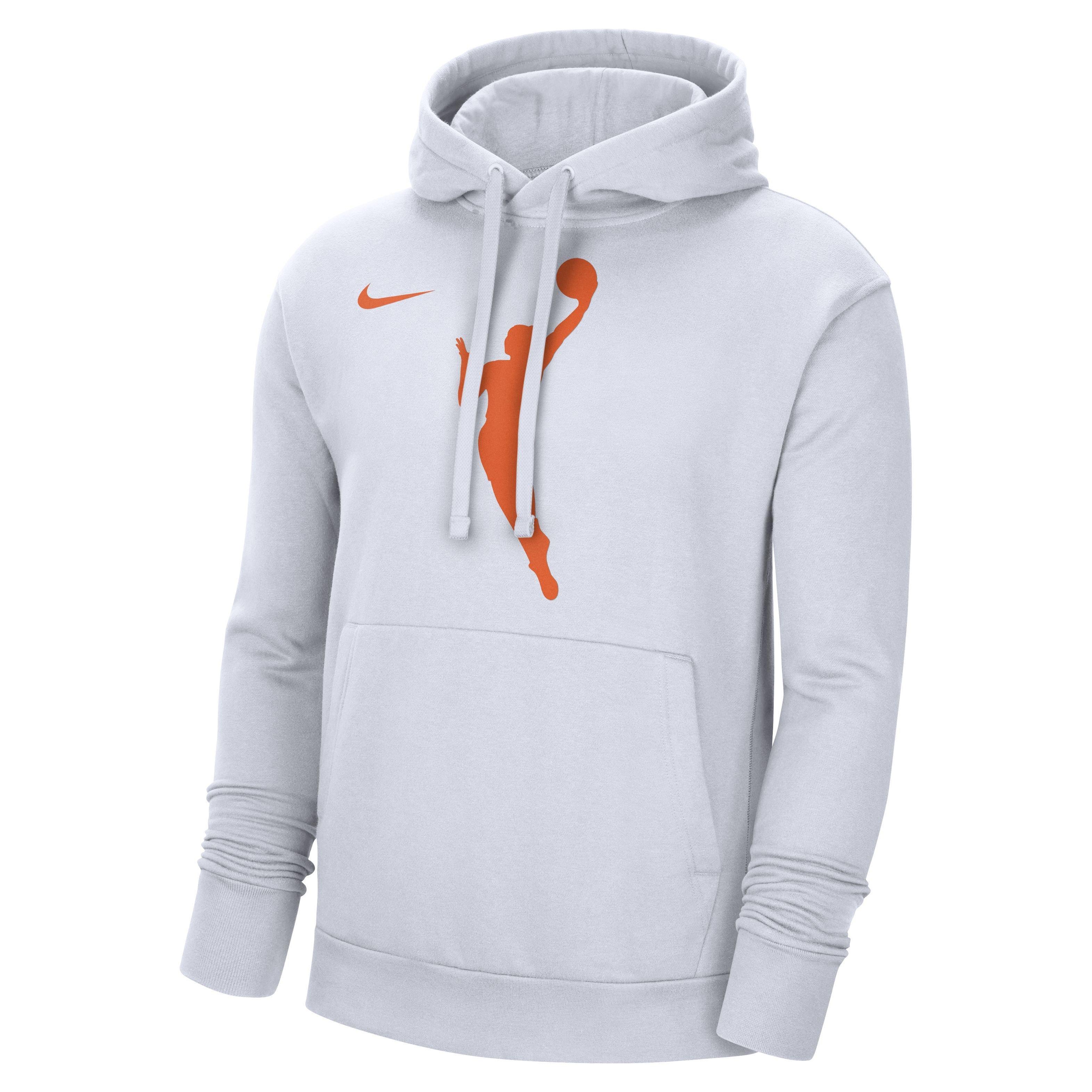 Nike Men's WNBA Essential W13 Fleece Pullover Hoodie - WHITE Thumbnail View 1