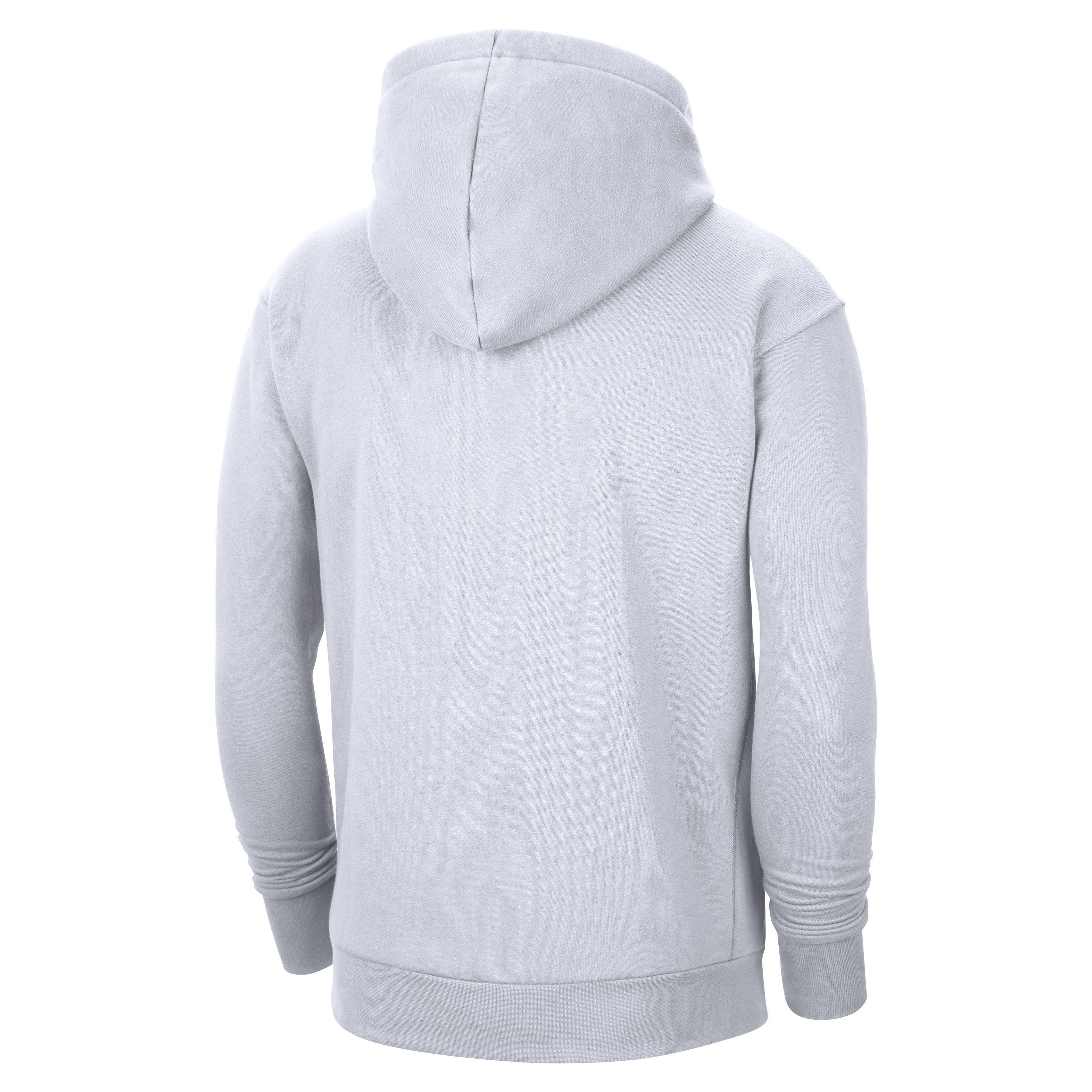 Nike Men's WNBA Essential W13 Fleece Pullover Hoodie - WHITE Thumbnail View 2