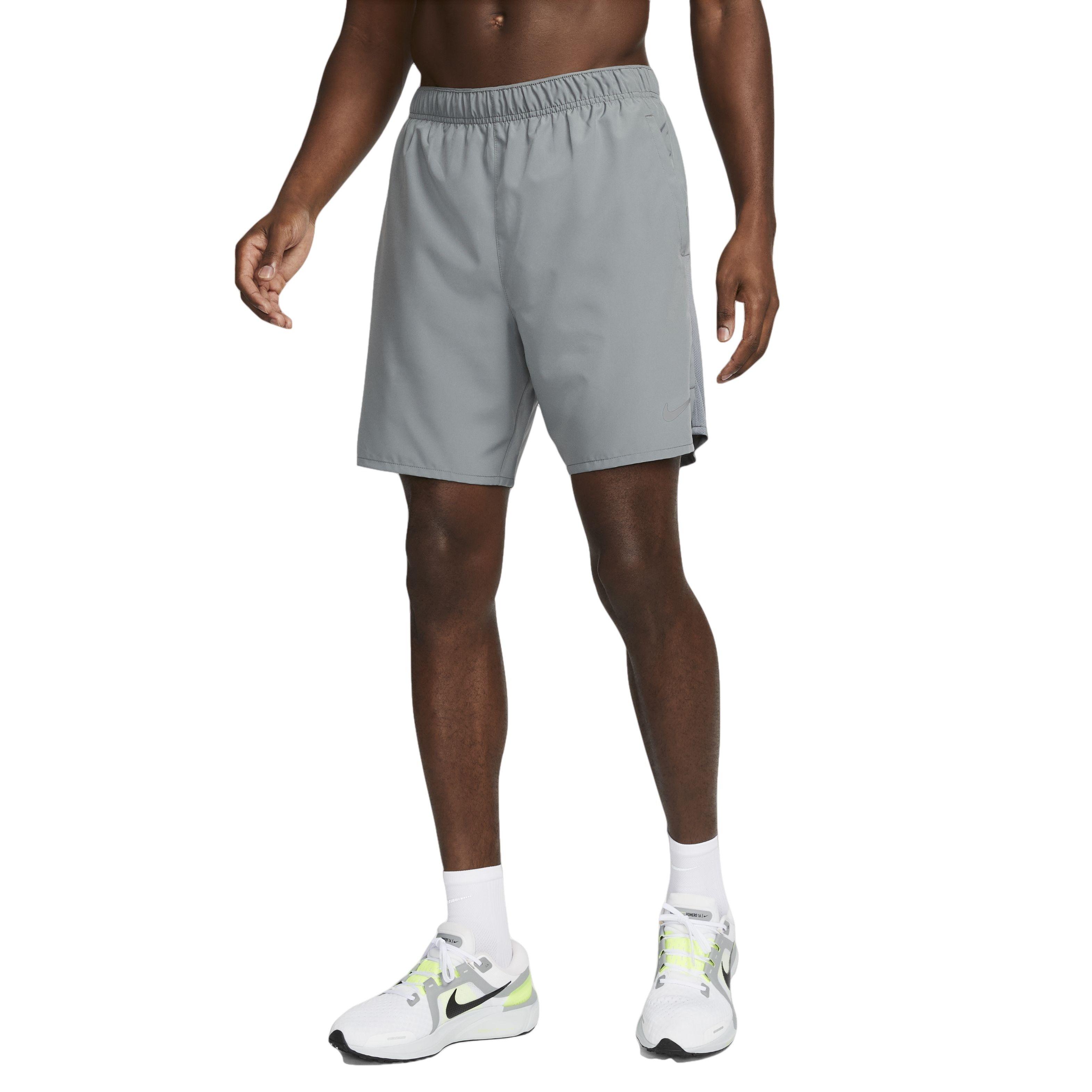 Nike Men's Dri-FIT Challenger 7" 2-in-1 Running Shorts-Smoke Grey - SMOKE GREY Thumbnail View 3