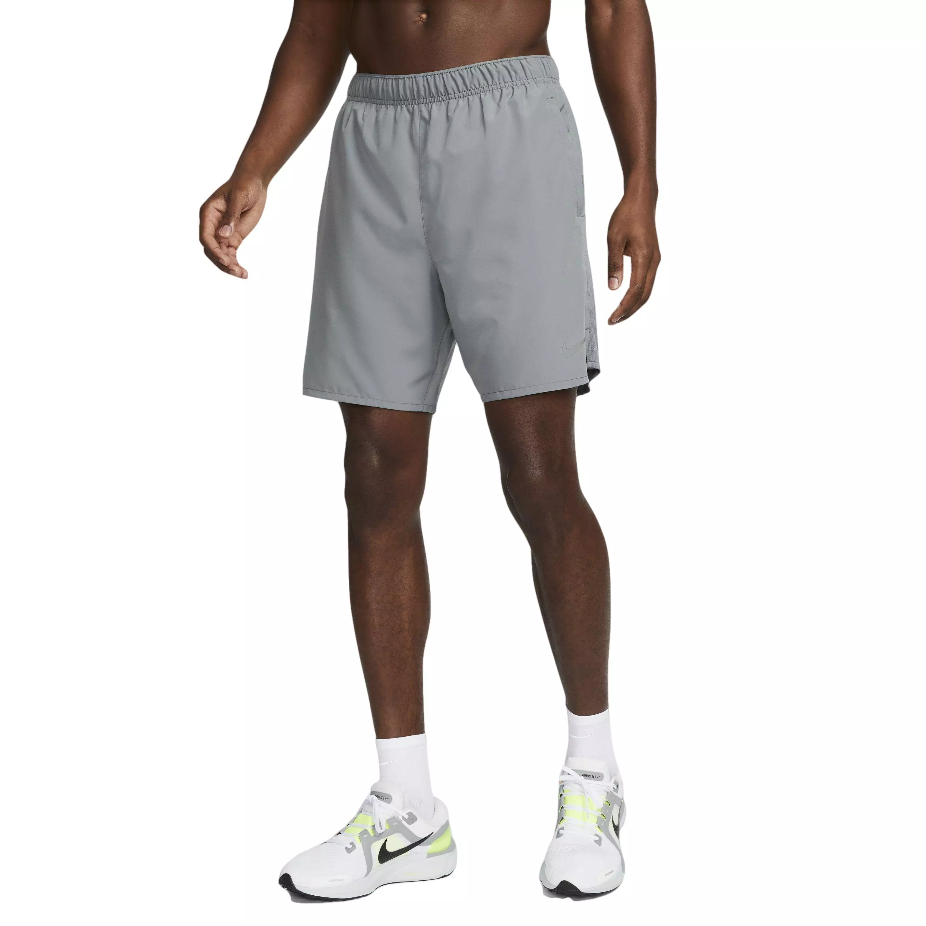 Nike Men's Dri-FIT Challenger 7" 2-in-1 Running Shorts-Smoke Grey - SMOKE GREY