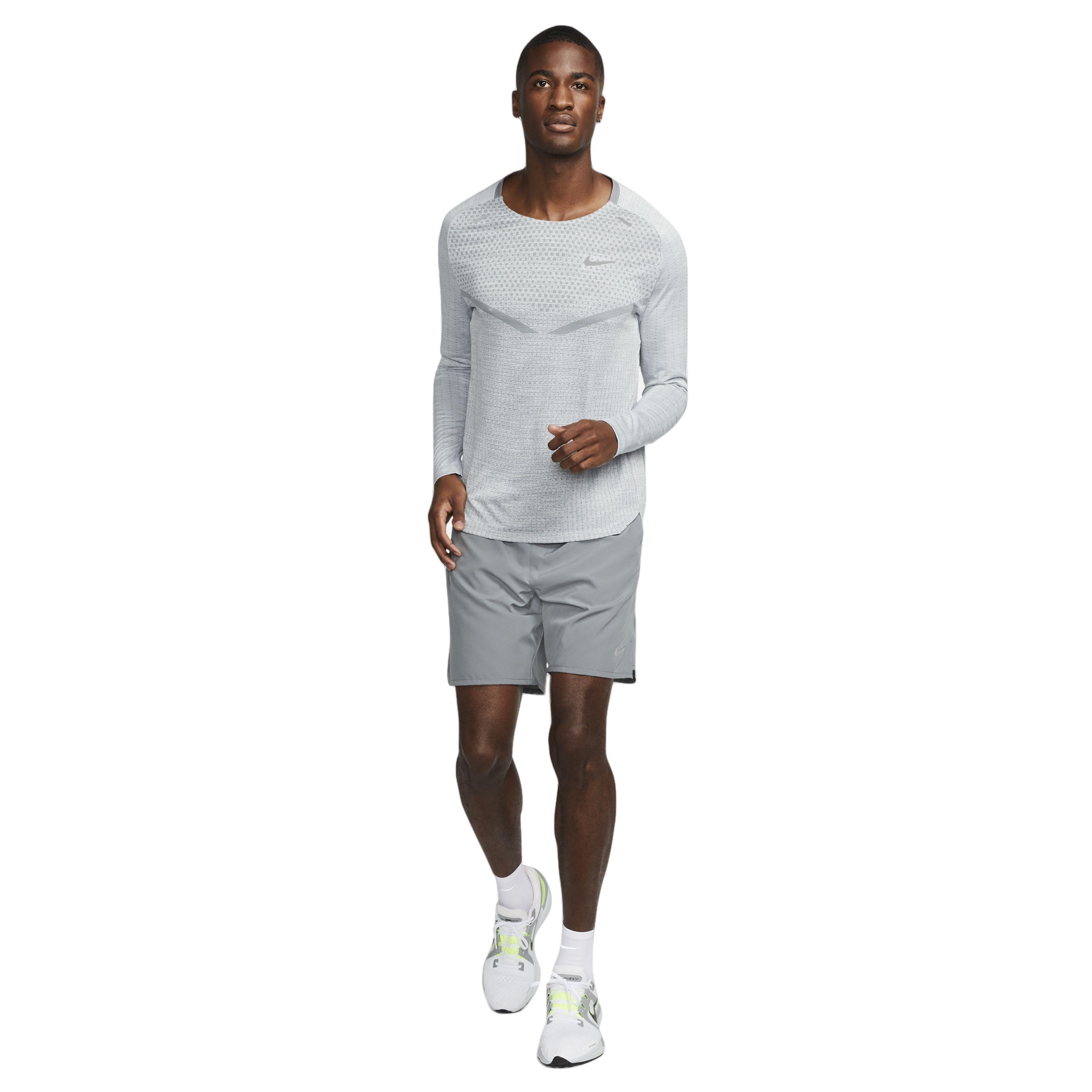 Nike Men's Dri-FIT Challenger 7" 2-in-1 Running Shorts-Smoke Grey - SMOKE GREY Thumbnail View 7